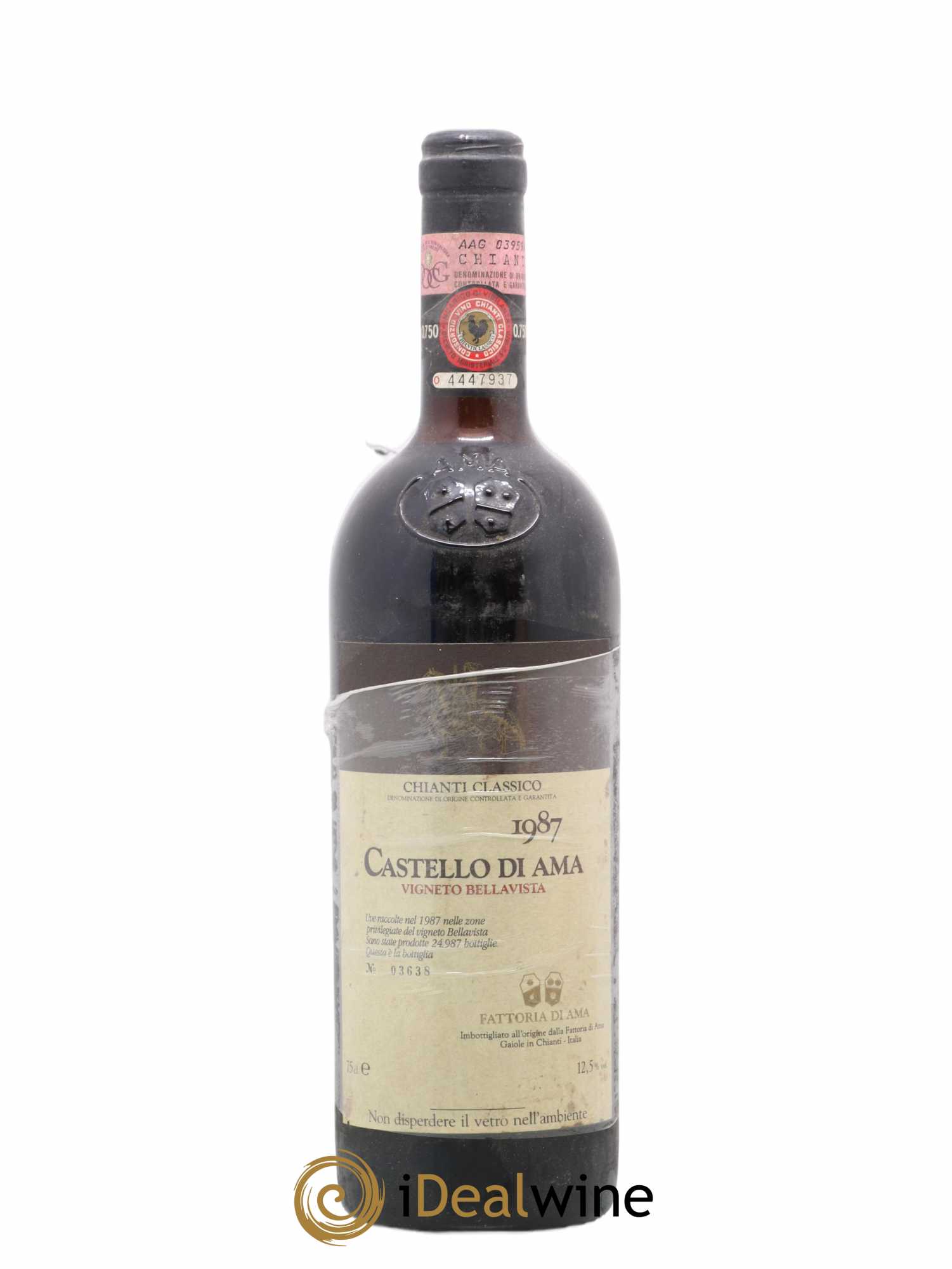 Chianti Classico DOCG Vignato Bellavista Castello Di Ama 1987 - Lot de 1 bouteille - 0