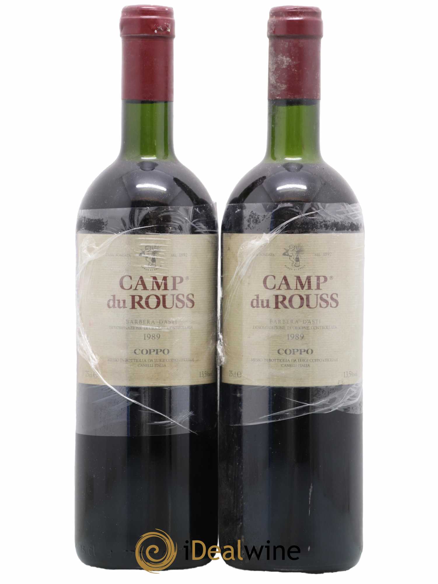 Italie Camp Du Rouss Coppo 1989 - Lot de 2 bouteilles - 0