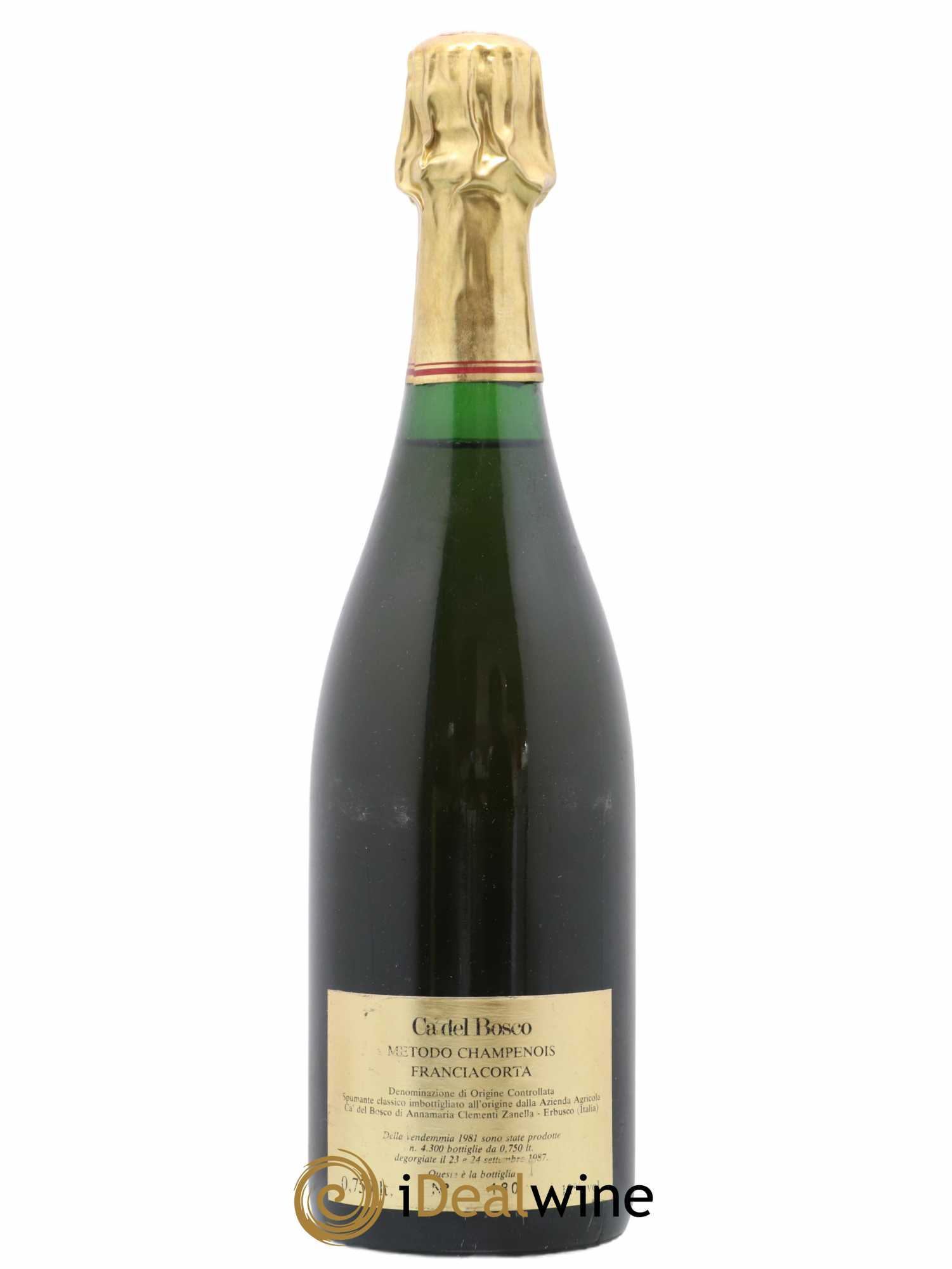 Italie Franciacorta Ca'Del Bosco 1981 - Lot de 1 bouteille - 2