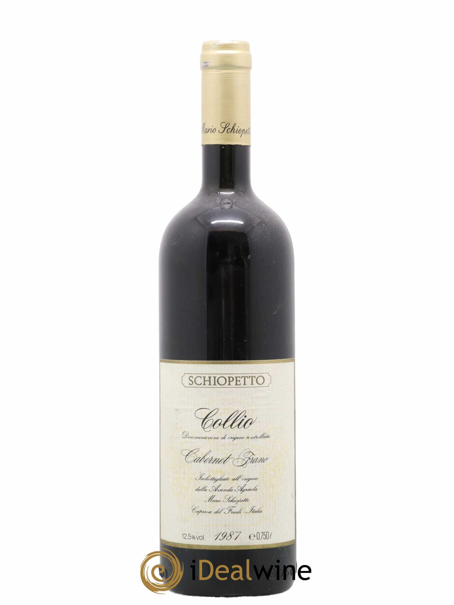 Italie Collio Cabernet Franc Schiopetto 1987 - Lot de 1 bouteille - 0