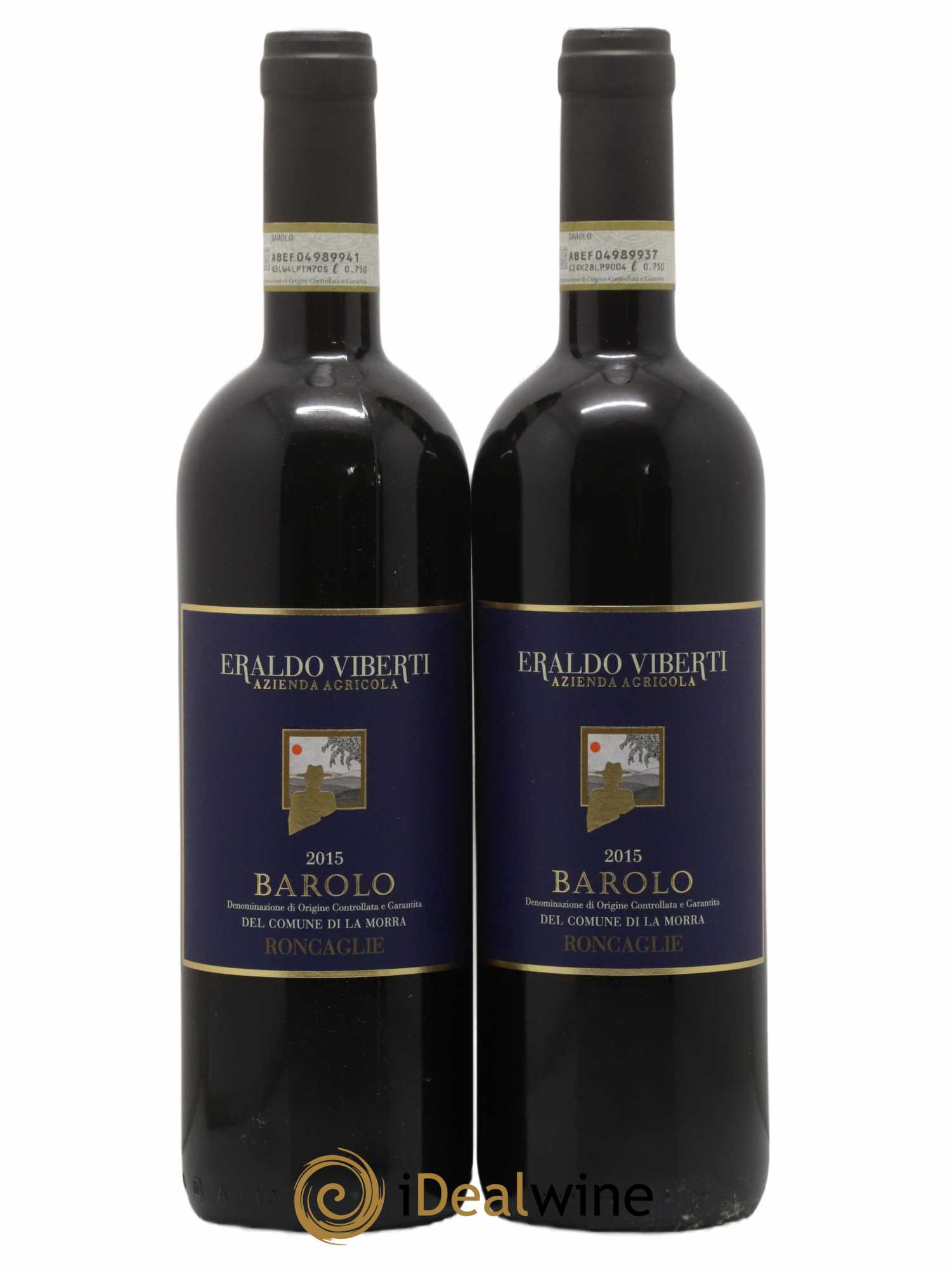 Barolo Roncaglie Eraldo Viberti 2015 - Lot de 2 bouteilles - 0