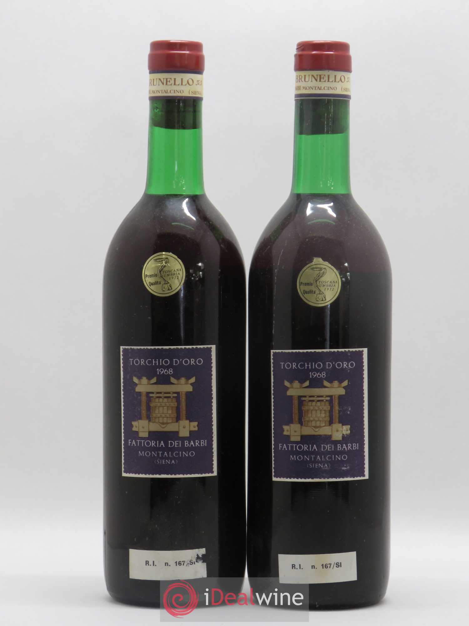 Brunello di Montalcino 1969 - Posten von 2 Flaschen - 1