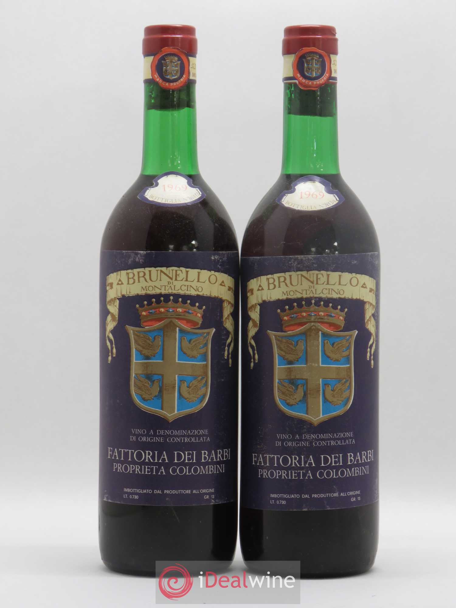 Brunello di Montalcino 1969 - Posten von 2 Flaschen - 0