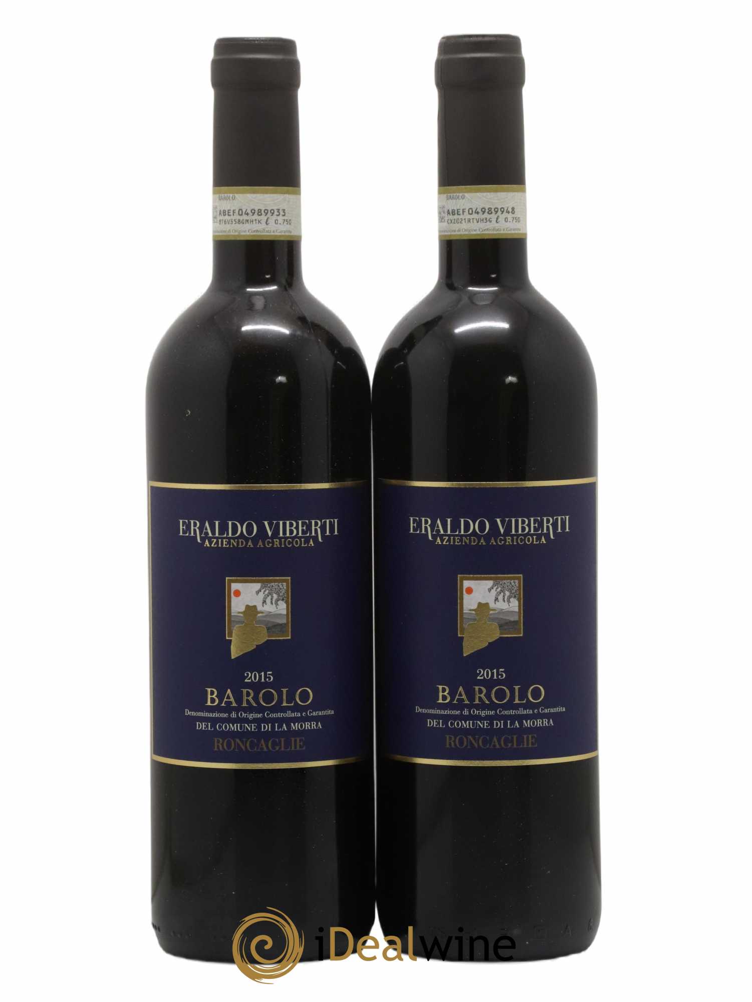 Barolo Roncaglie Eraldo Viberti 2015 - Lot de 2 bouteilles - 0