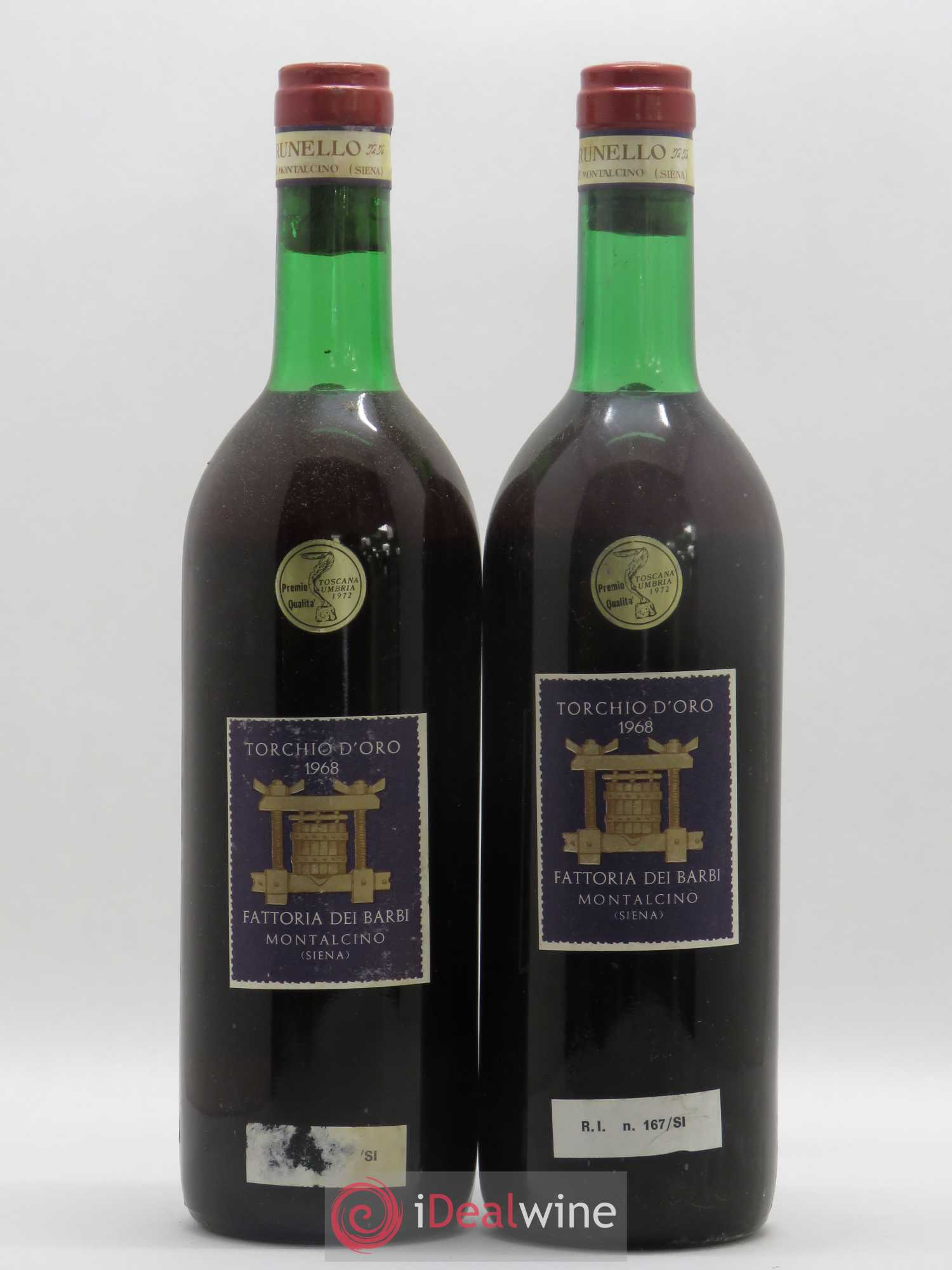 Brunello di Montalcino 1969 - Posten von 2 Flaschen - 1