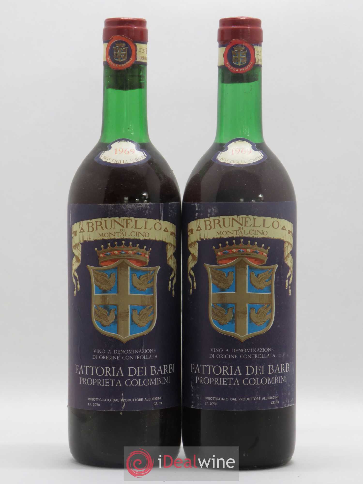 Brunello di Montalcino 1969 - Posten von 2 Flaschen - 0