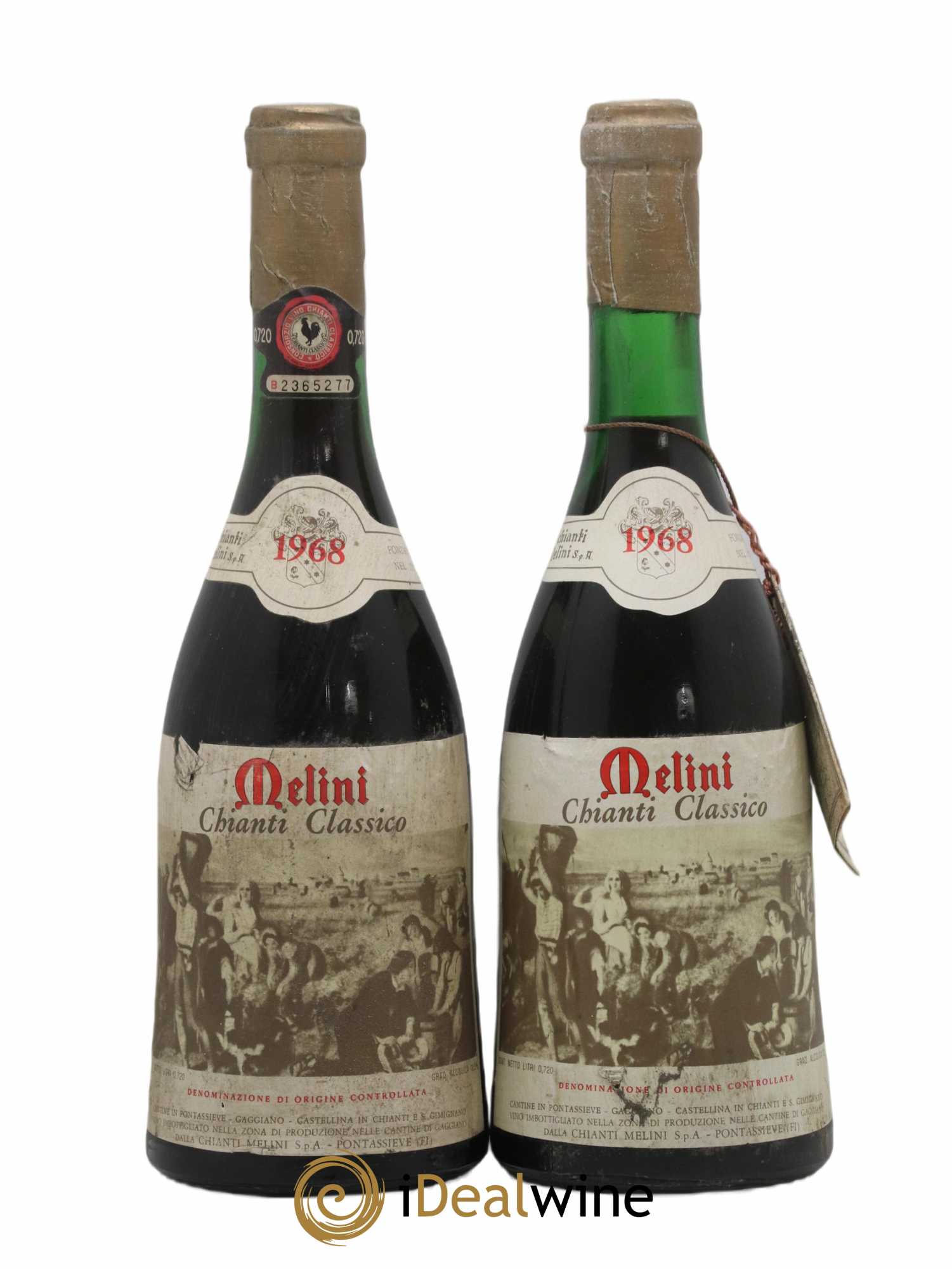 Chianti Classico DOCG 1968 - Posten von 2 Flaschen - 0
