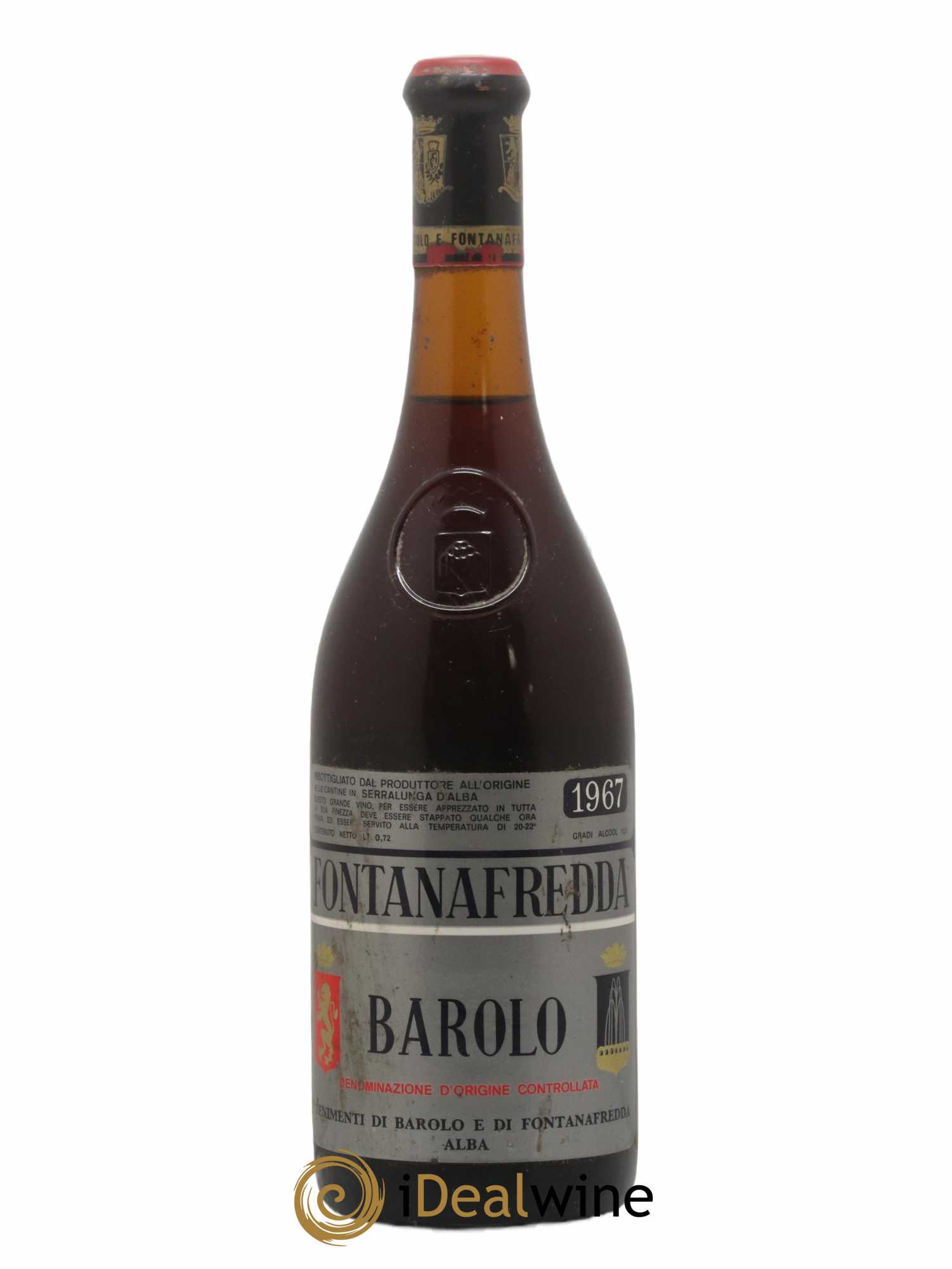 Barolo Fontanafredda 1967 - Lot de 1 bouteille - 0