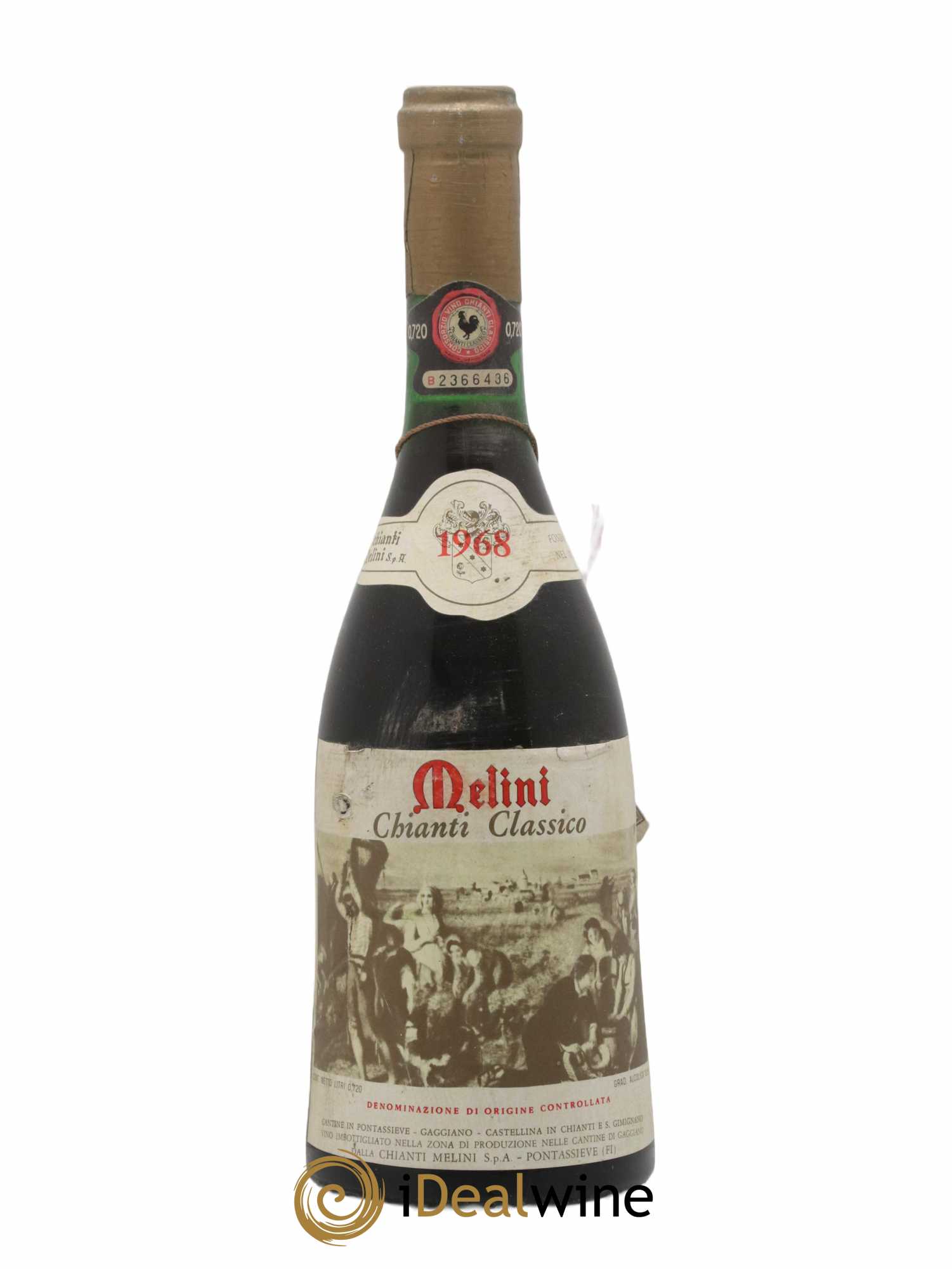 Chianti Classico DOCG 1968 - Posten von 1 Flasche - 0