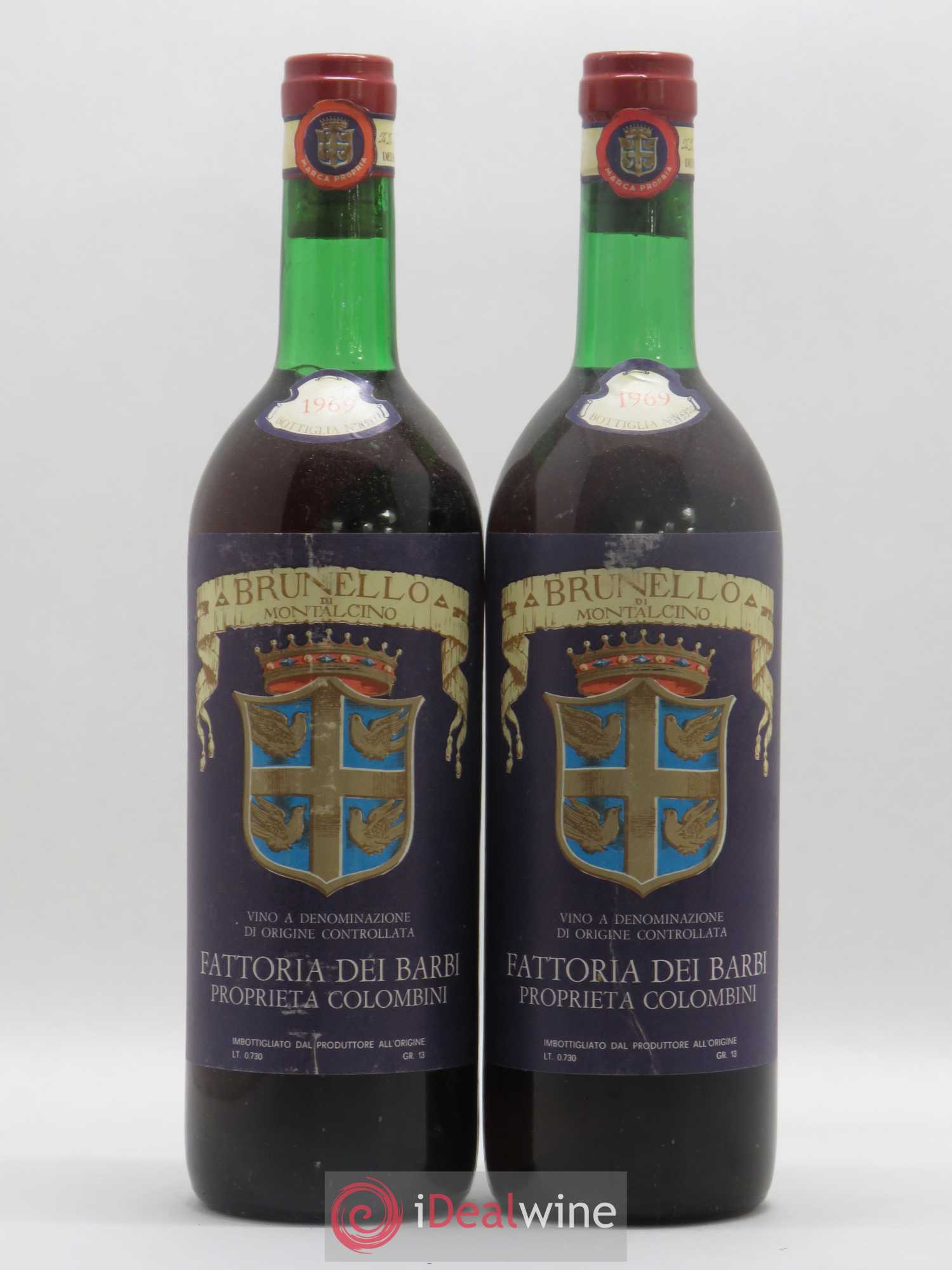 Brunello di Montalcino 1969 - Posten von 2 Flaschen - 0