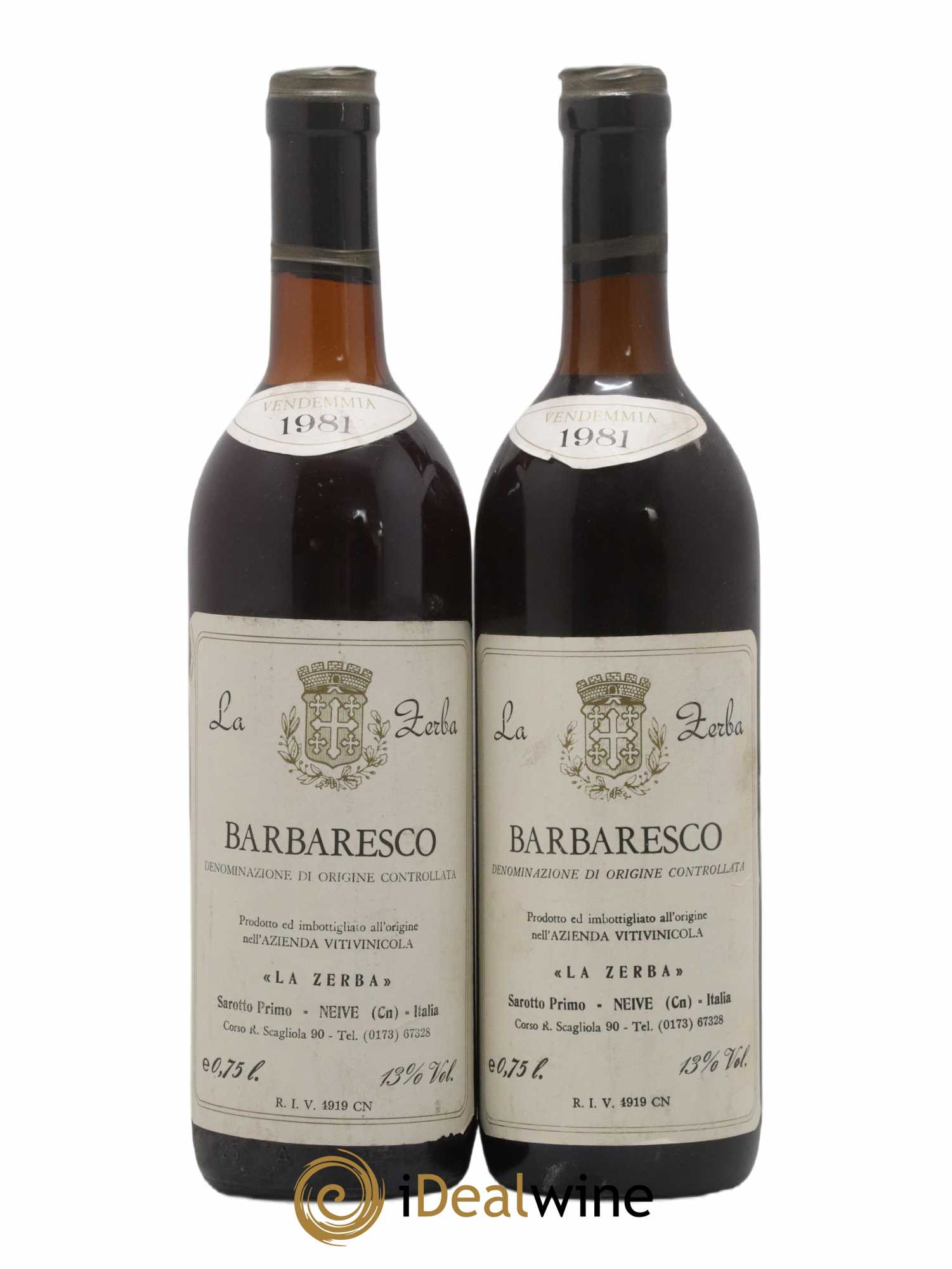 Barbaresco DOCG 1981 - Posten von 2 Flaschen - 0