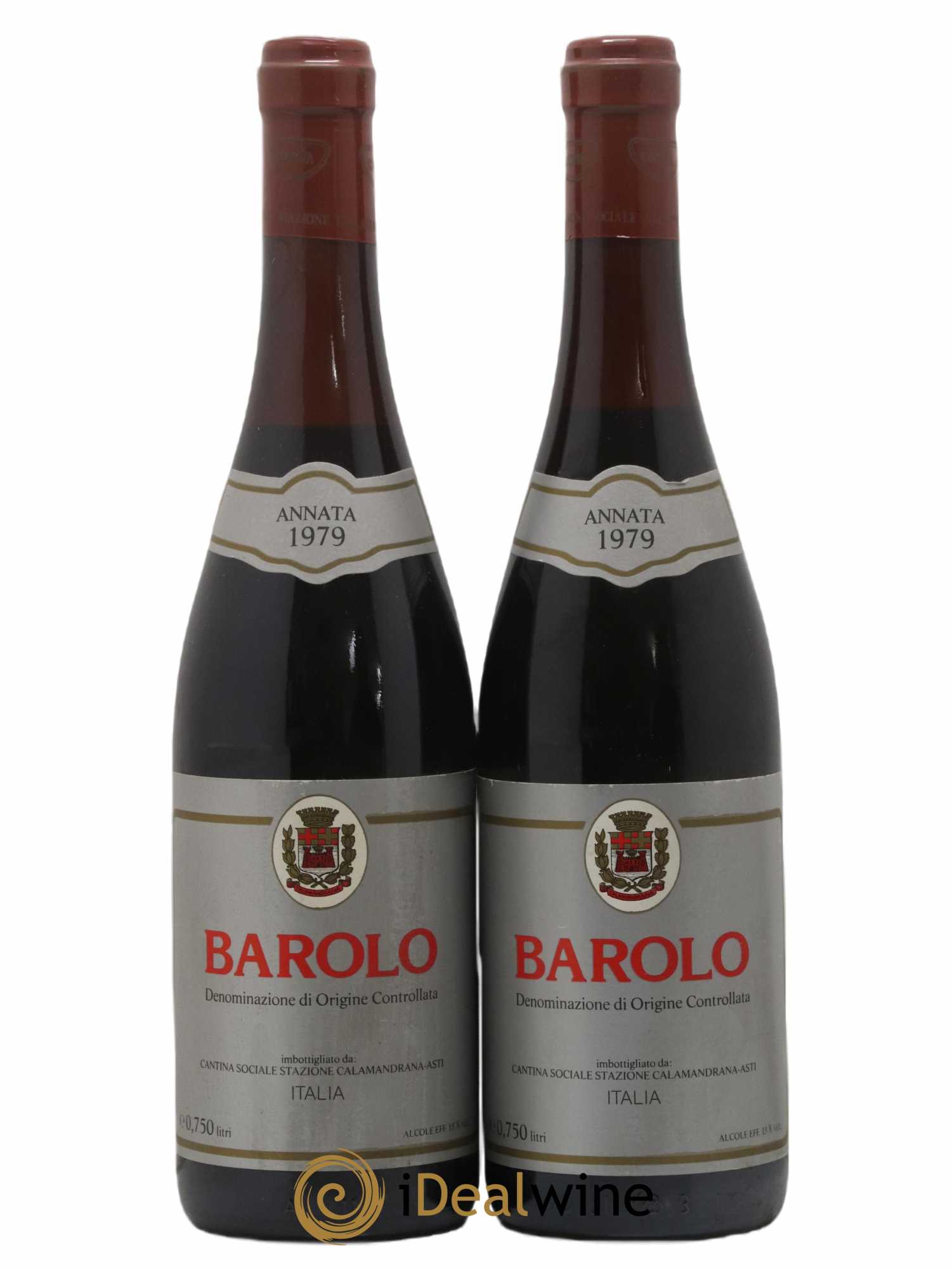 Barolo Cantina di Calamandrana 1979 - Lot de 2 bouteilles - 0