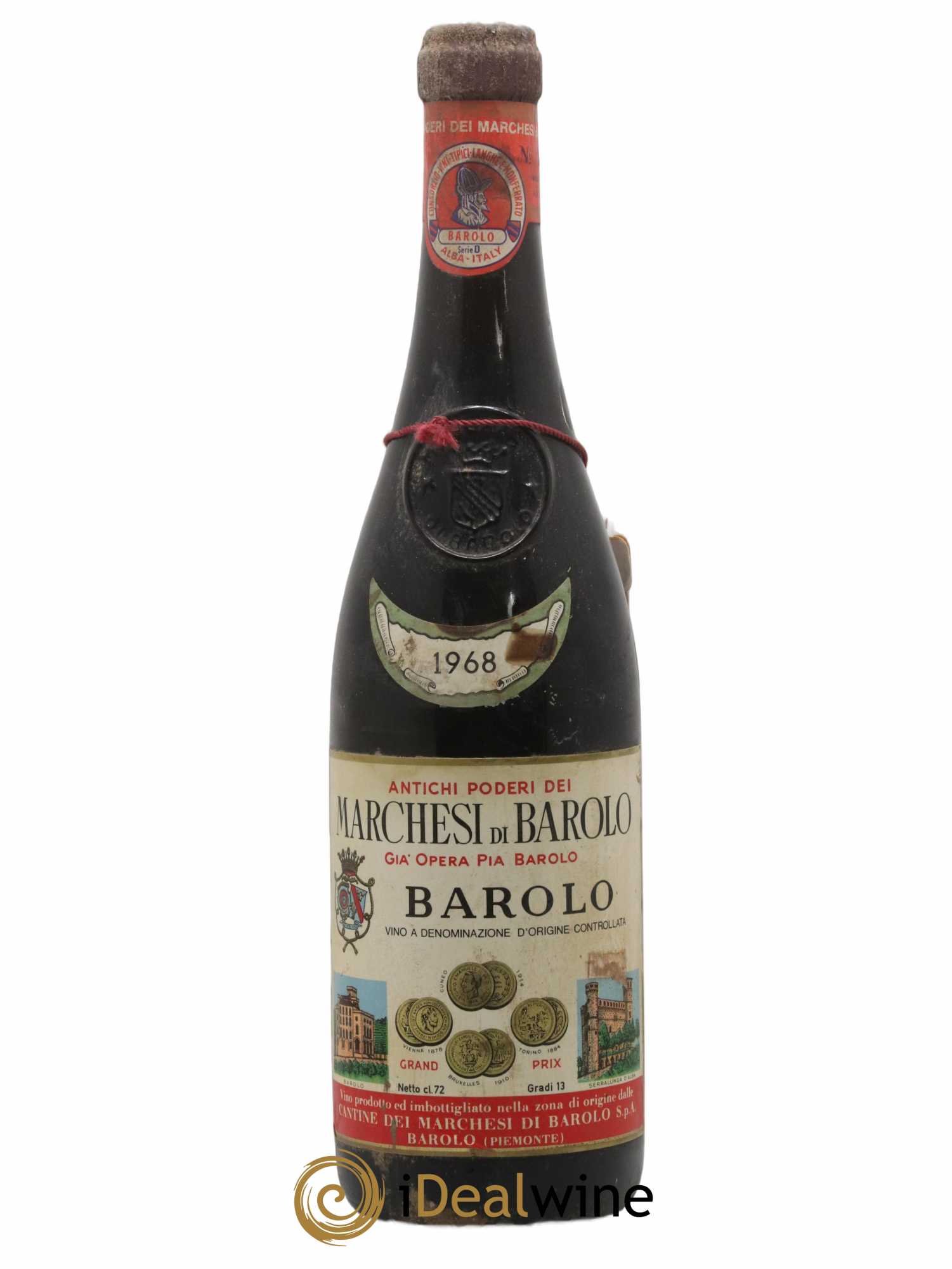 Barolo Marchesi Di Barolo 1968 - Lot de 1 bouteille - 0