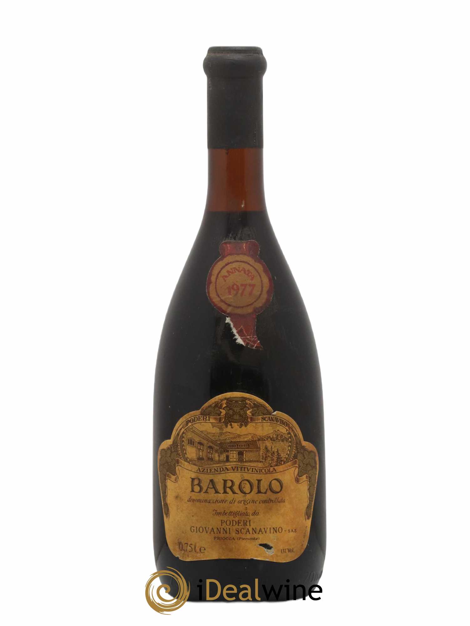 Barolo Giovanni Scanavino 1977 - Lot de 1 bouteille - 0