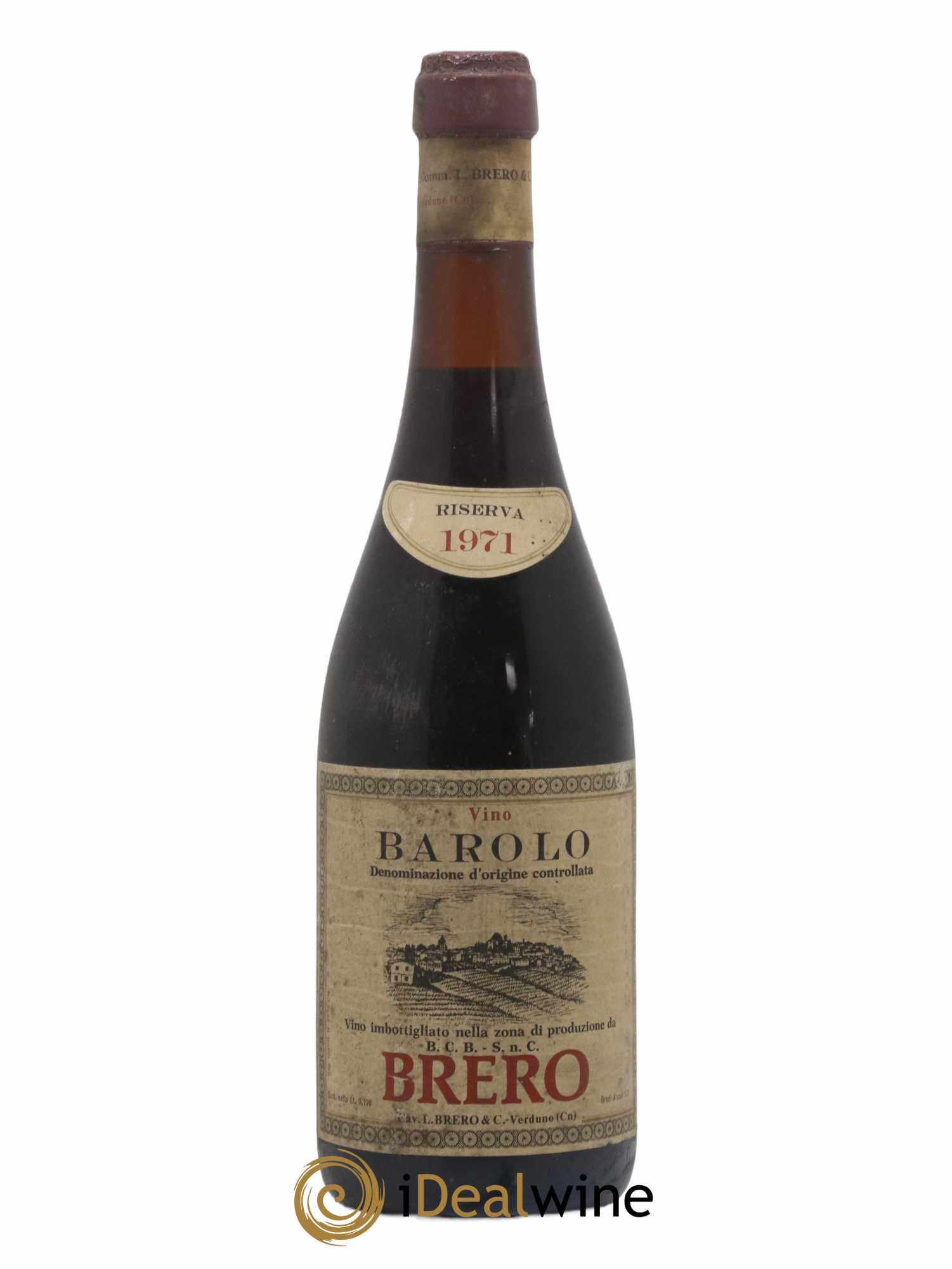 Barolo Brero Riserva 1971 - Lot of 1 bottle - 0