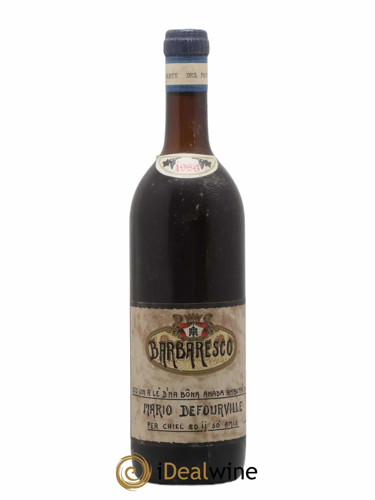 Barbaresco DOCG Mario Defourville 1986 - Lot de 1 bouteille - 0