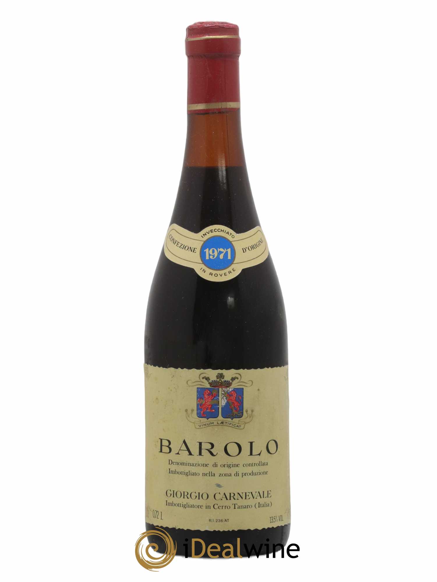 Barolo Giorgio Carnevale 1971 - Lot de 1 bouteille - 0