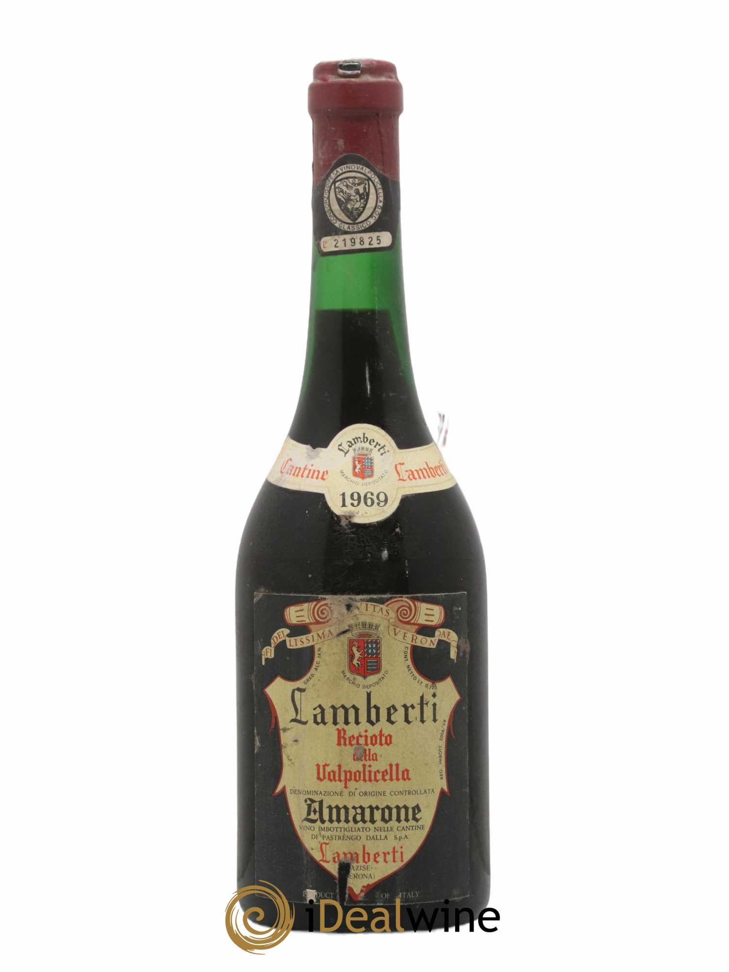 Vénétie Recioto della Valpollicella Lamberti 1969 - Lot de 1 bouteille - 0