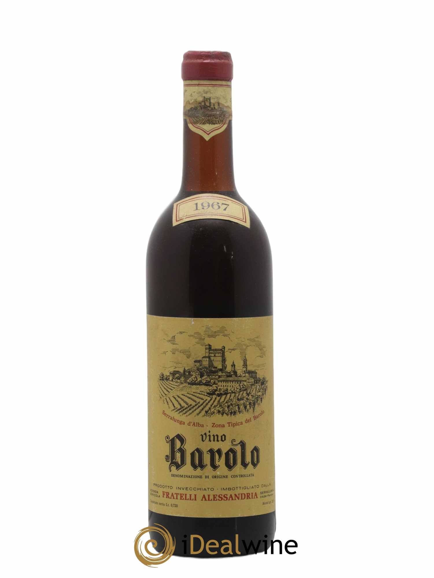 Barolo DOCG Fratelli Alessandria 1967 - Lot de 1 bouteille - 0