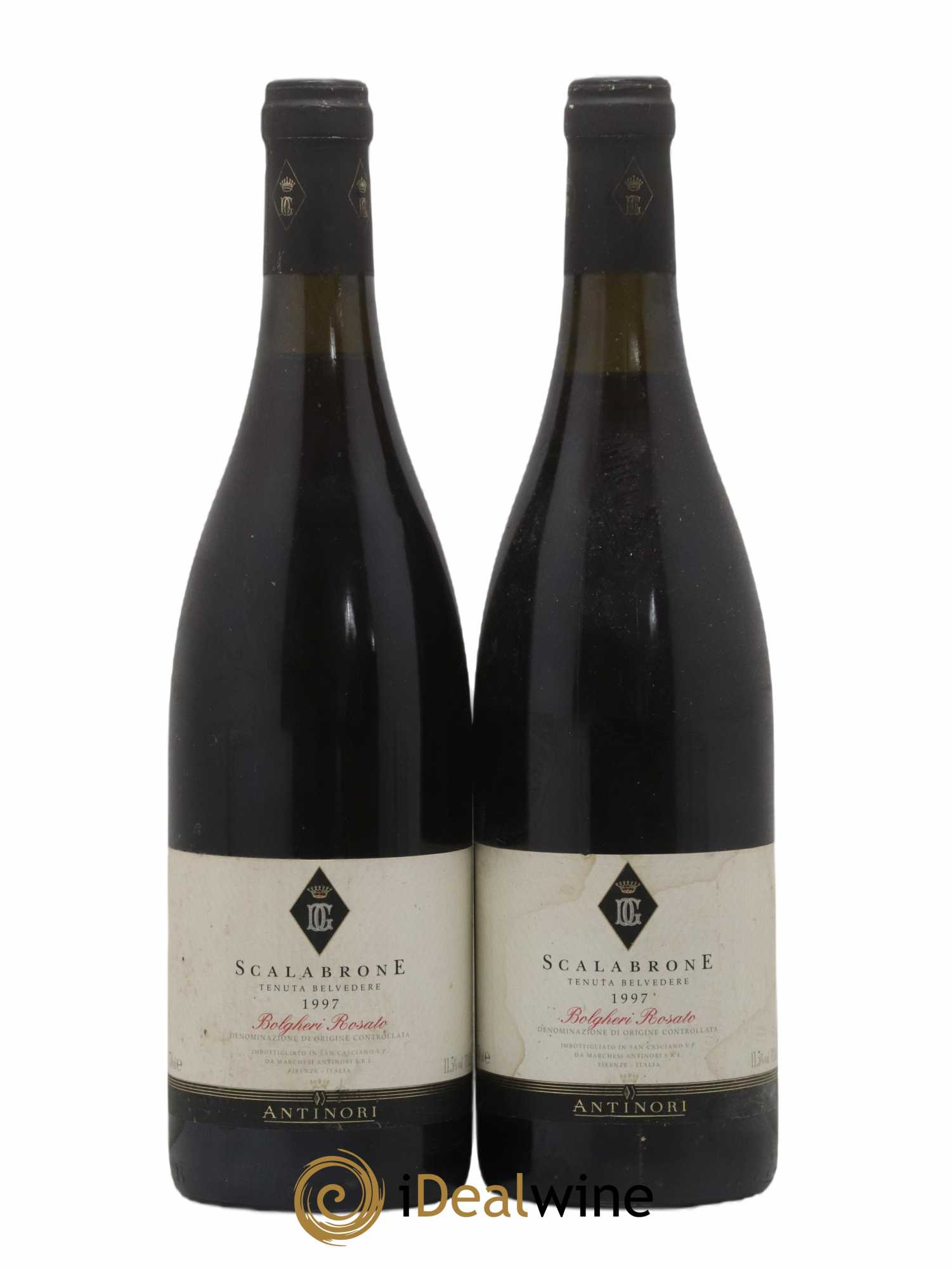 Bolgheri DOC Rosato Scalabrone Tenuta Guado al Tasso - Marchesi Antinori 1997 - Lot de 2 bouteilles - 0