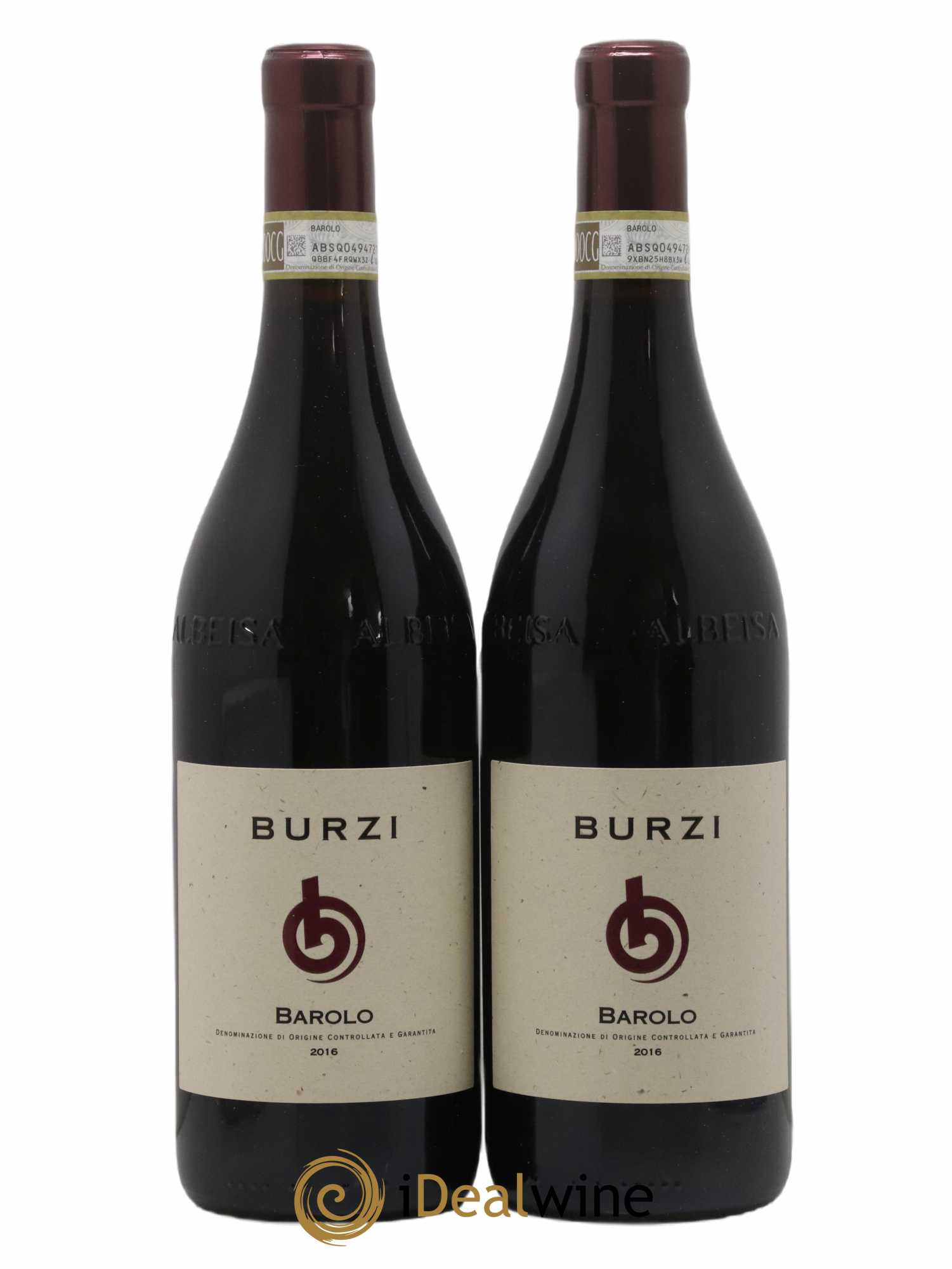 Barolo Burzi 2016 - Lot de 2 bouteilles - 0