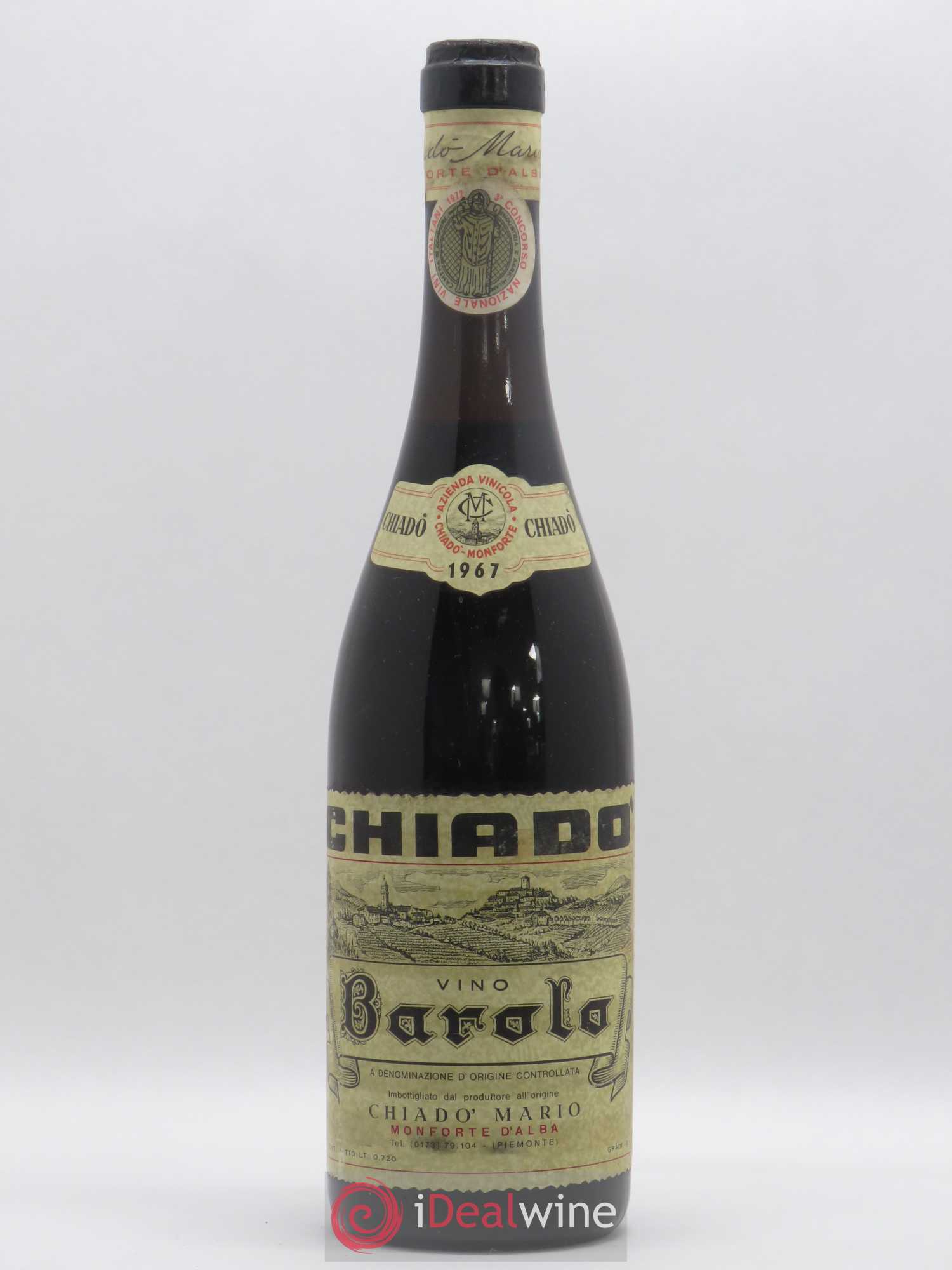 Barolo Chiado Mario 1967 - Posten von 1 Flasche - 0