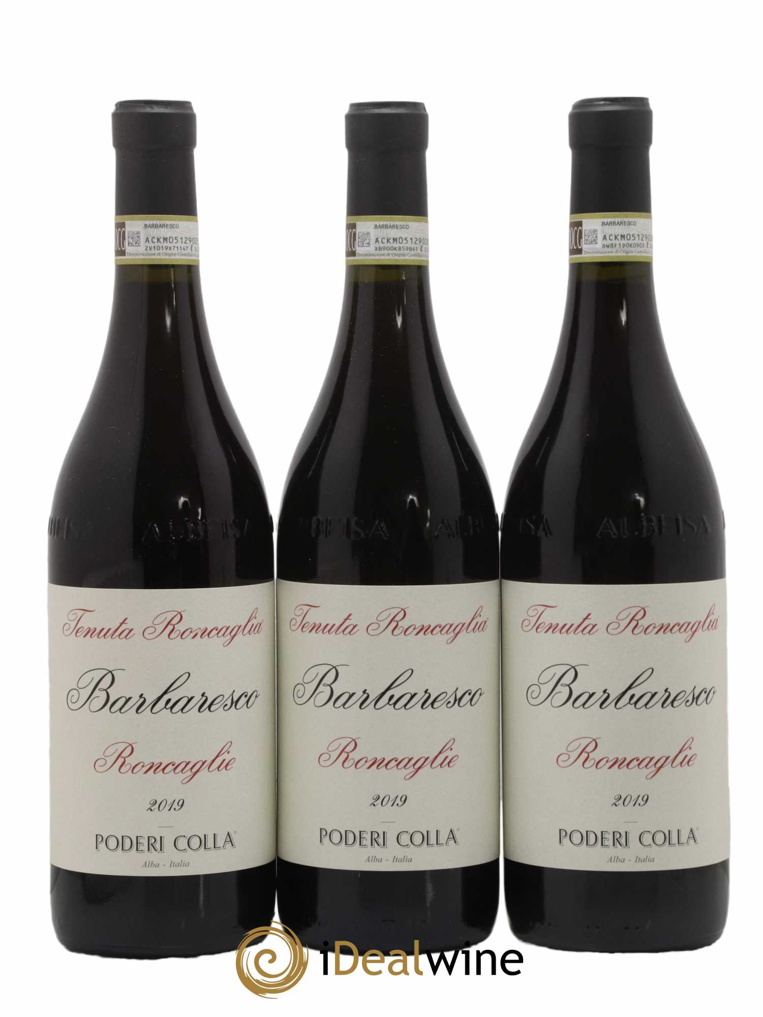 Barbaresco DOCG Roncaglie Colla 2019 - Lot de 3 bouteilles - 0