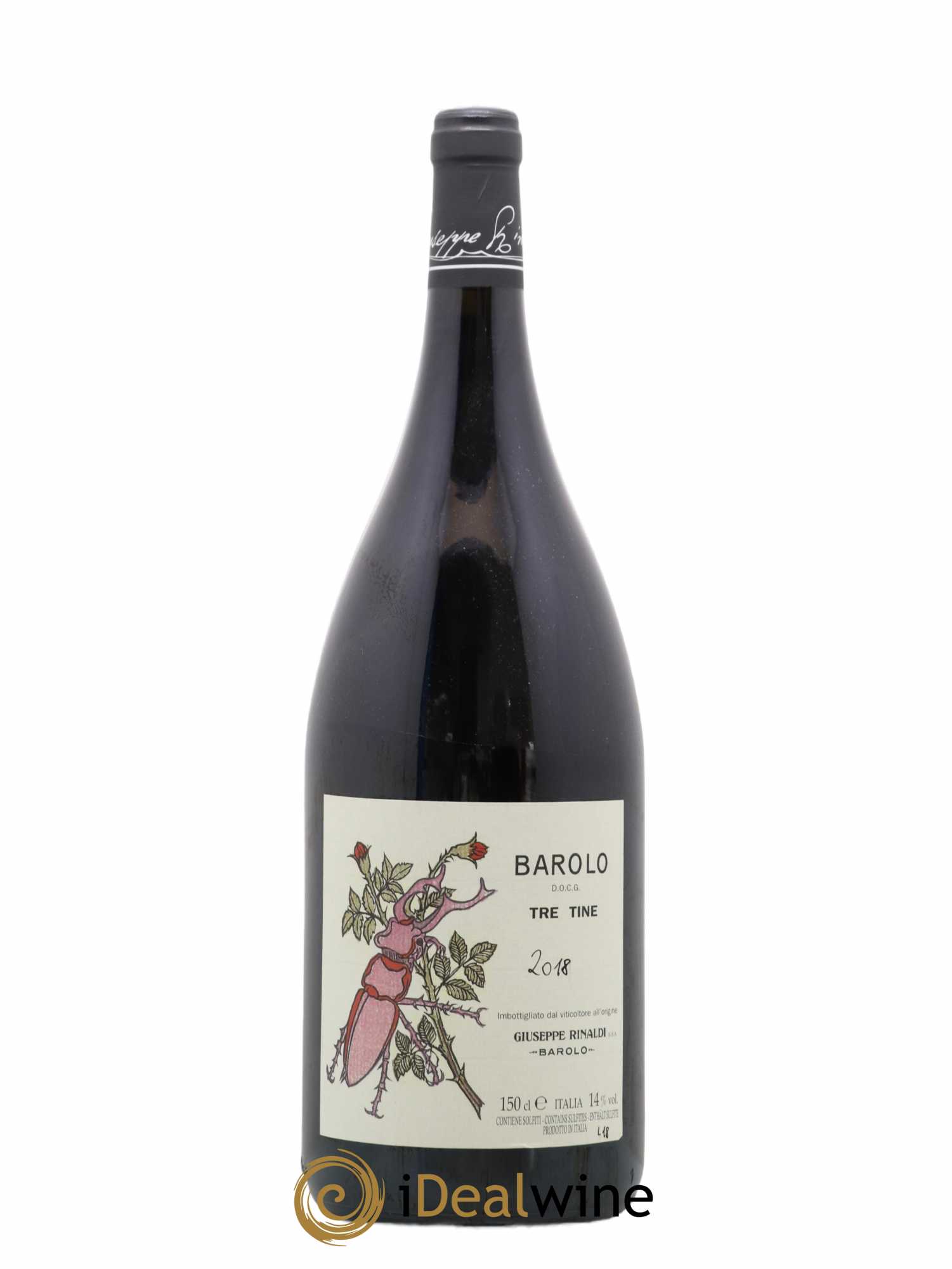 Barolo DOCG Tre Tine Giuseppe Rinaldi 2018 - Lot de 1 magnum - 0