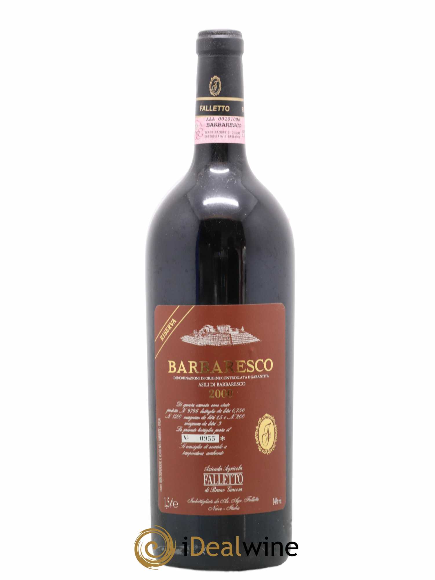 Barbaresco DOCG Asili Riserva Falletto - Bruno Giacosa 2000 - Lot de 1 magnum - 0
