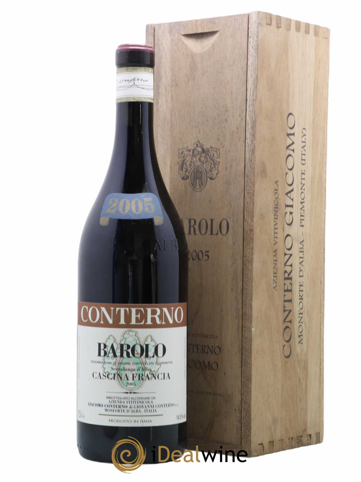 Barolo DOCG Cascina Francia Giacomo Conterno 2005 - Lot de 1 magnum - 0