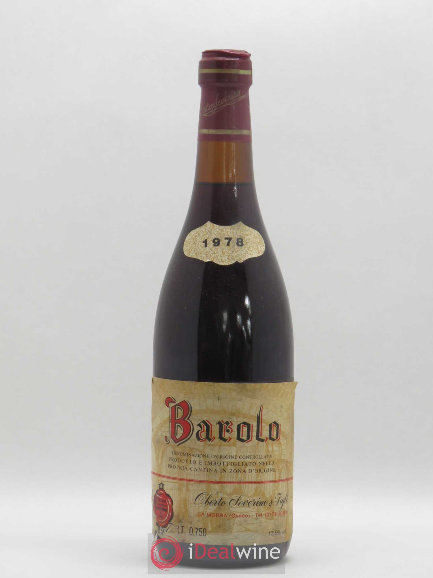 Barolo Oberto Severino 1978 - Lot de 1 bouteille - 0