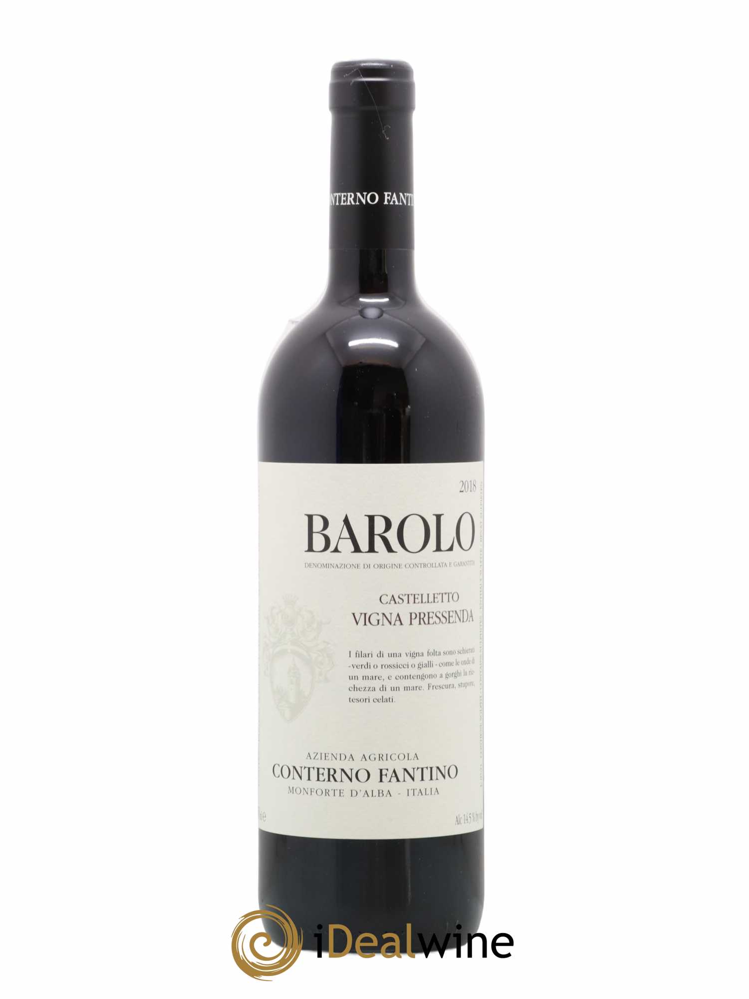 Barolo Castelletto Vigna Pressenda Conterno Fantino 2018 - Lot de 1 bouteille - 0