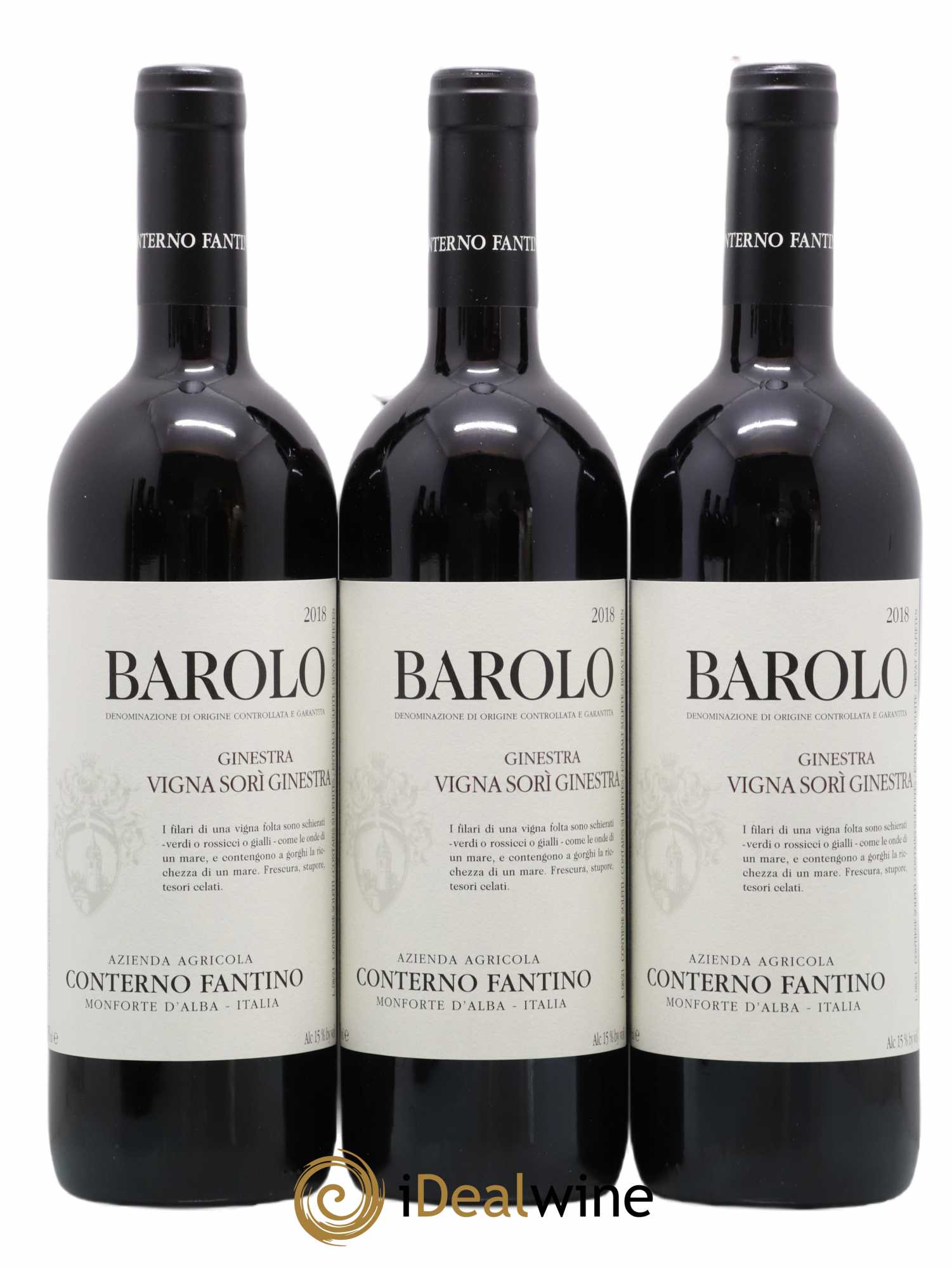 Barolo DOCG Sori Ginestra Conterno Fantino 2018 - Lot de 6 bouteilles - 2