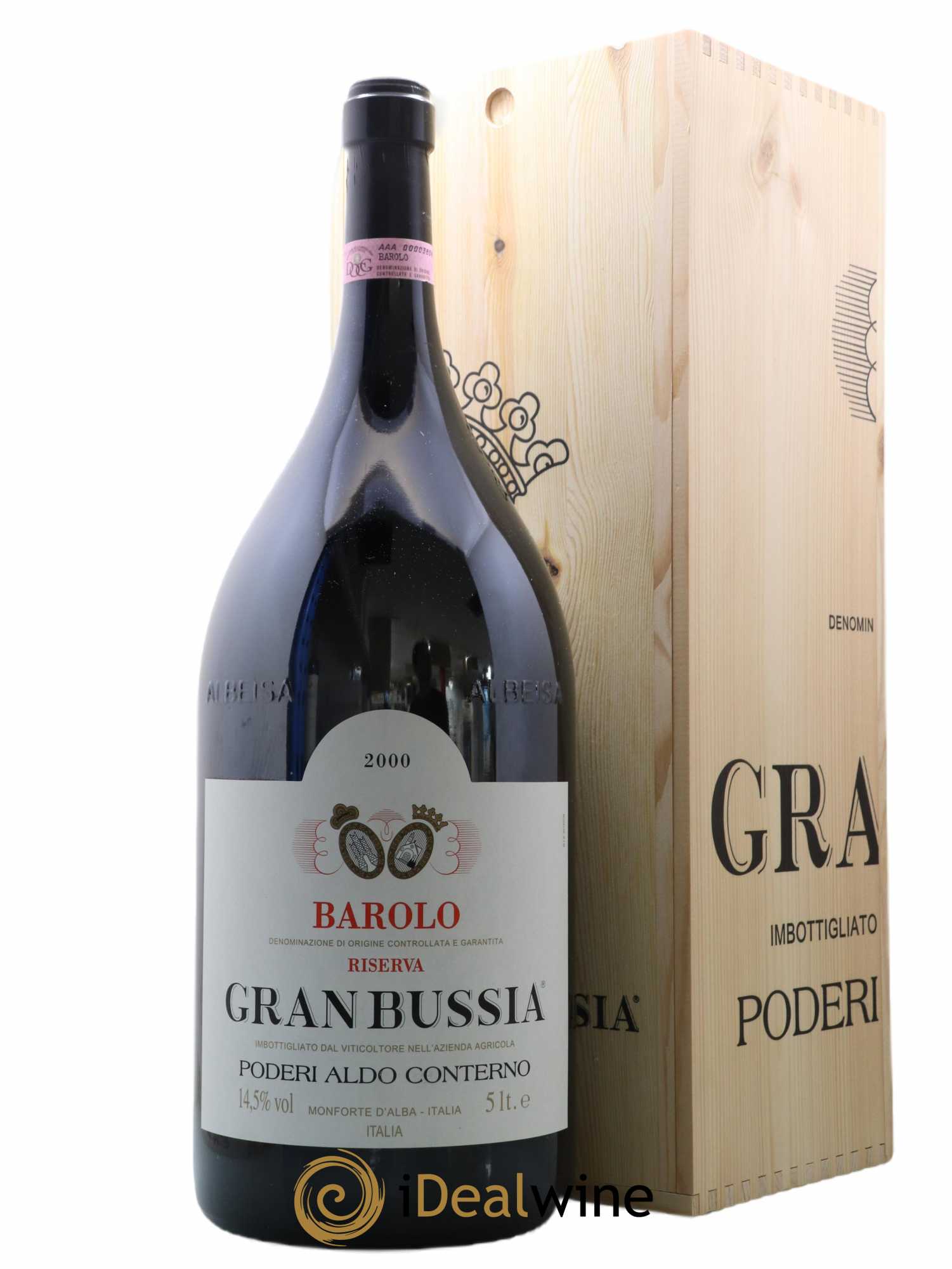 Barolo Riserva Granbussia Aldo Conterno 2000 - Lot de 1 jeroboam - 0