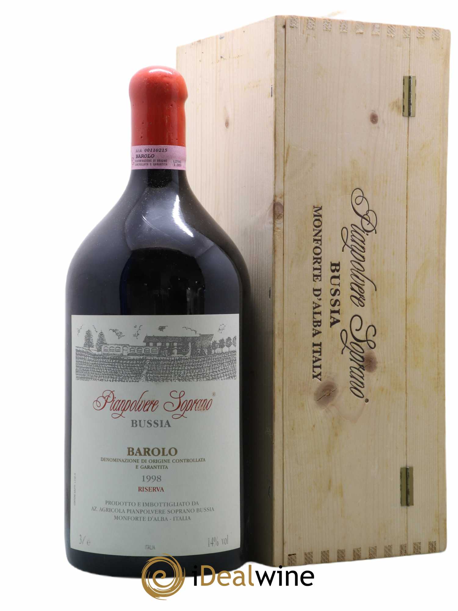 Barolo Bussia Riserva Pianpolvere Soprano 1998 - Lot de 1 double magnum - 0