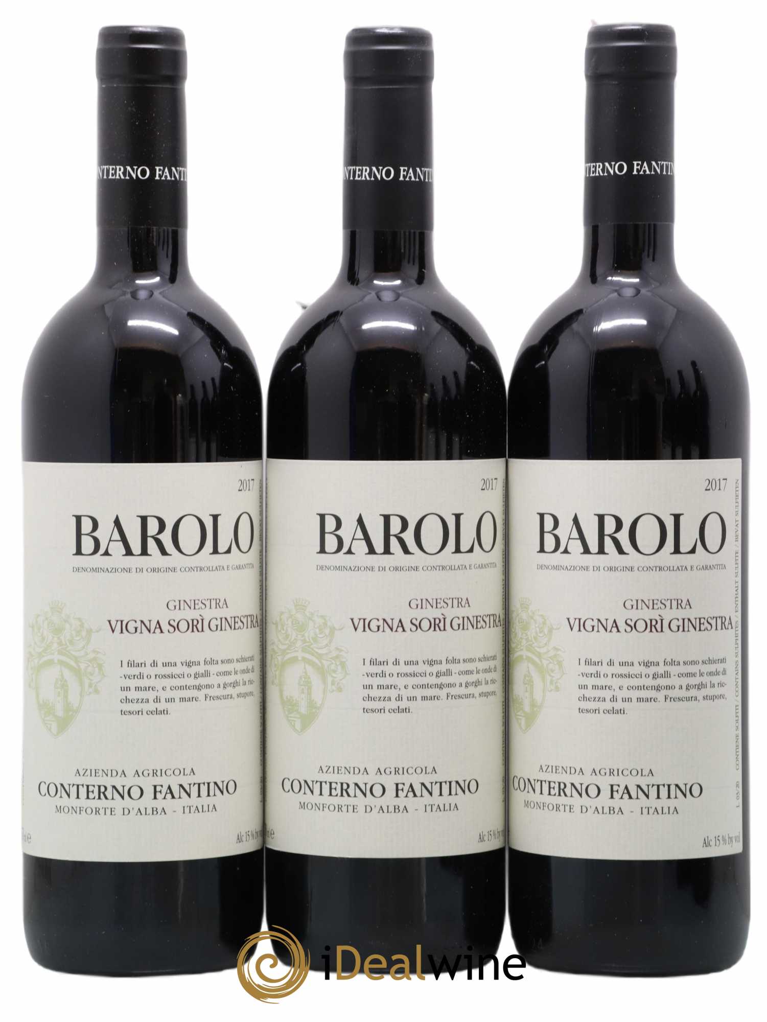 Barolo DOCG Sori Ginestra Conterno Fantino 2017 - Lot de 6 bouteilles - 2