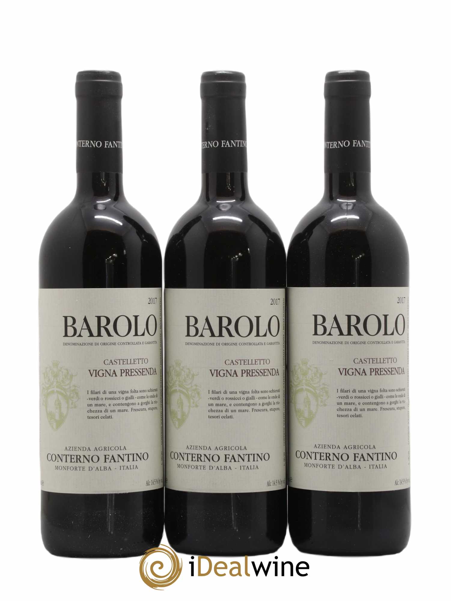 Barolo Castelletto Vigna Pressenda Conterno Fantino 2017 - Lot de 6 bouteilles - 2