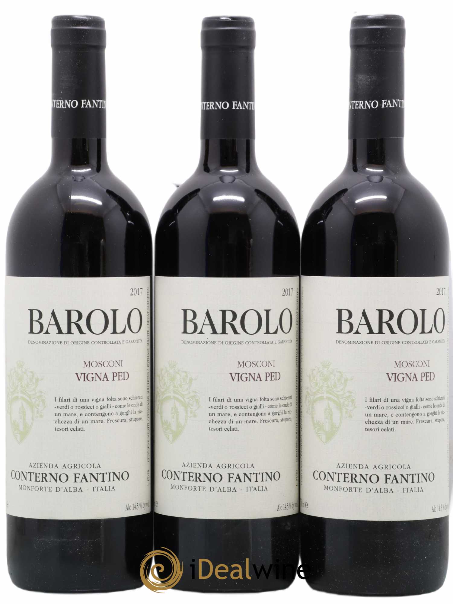 Barolo Mosconi Vigna Ped Conterno Fantino 2017 - Lot de 6 bouteilles - 2