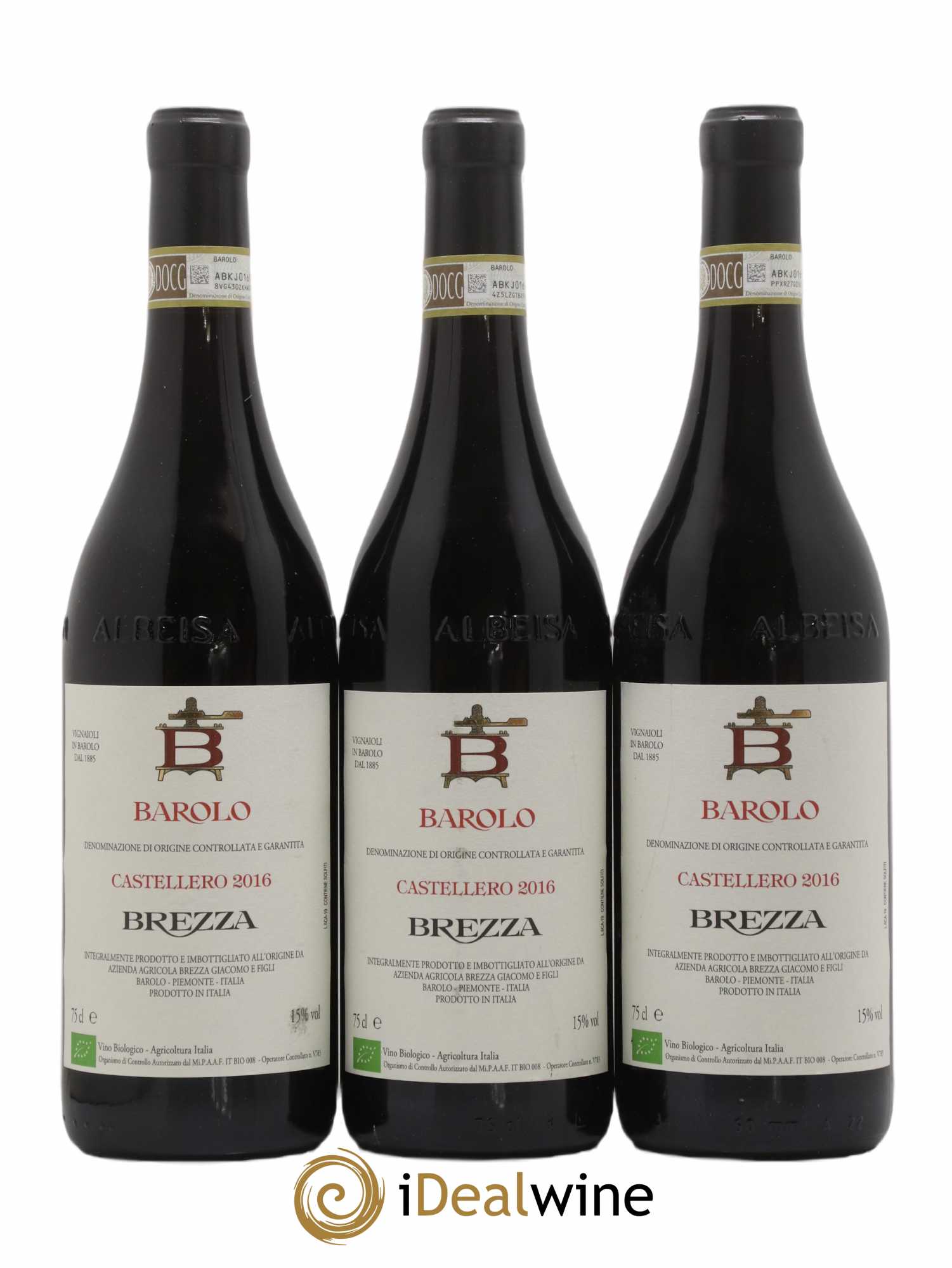 Barolo Castellero Brezza 2016 - Posten von 3 Flaschen - 0