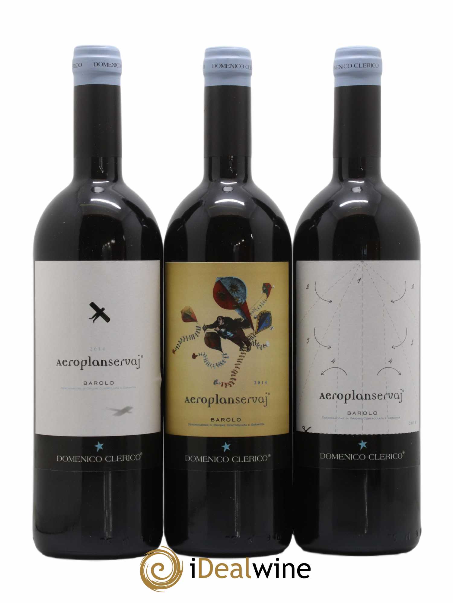 Barolo DOCG Aeroplan Servaj Clerico 2014 - Lotto di 6 bottiglie - 1