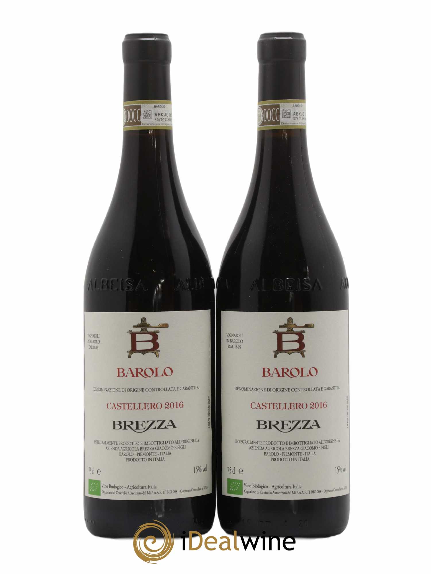 Barolo Castellero Brezza 2016 - Posten von 2 Flaschen - 0