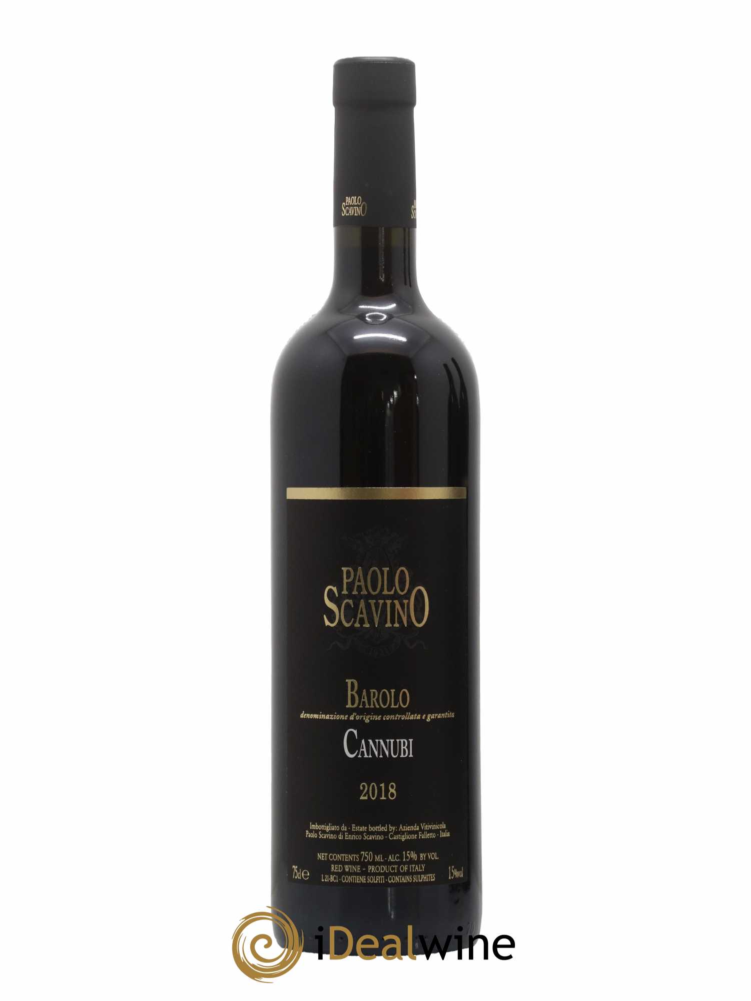 Barolo Cannubi Paolo Scavino 2018 - Lot de 1 bouteille - 0