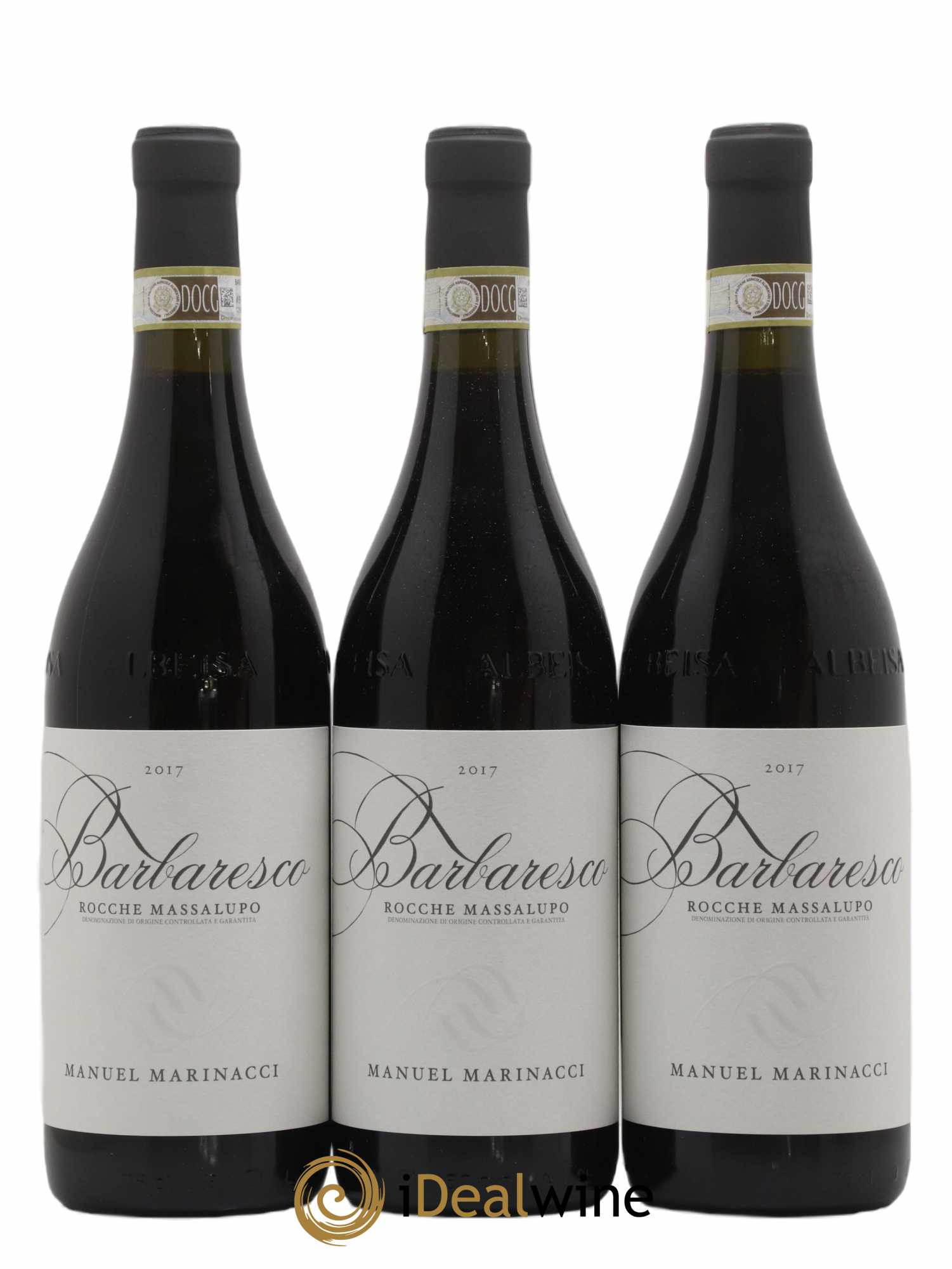 Barbaresco DOCG Rocche Massalupo Manuel Marinacci 2017 - Lot de 3 bouteilles - 0