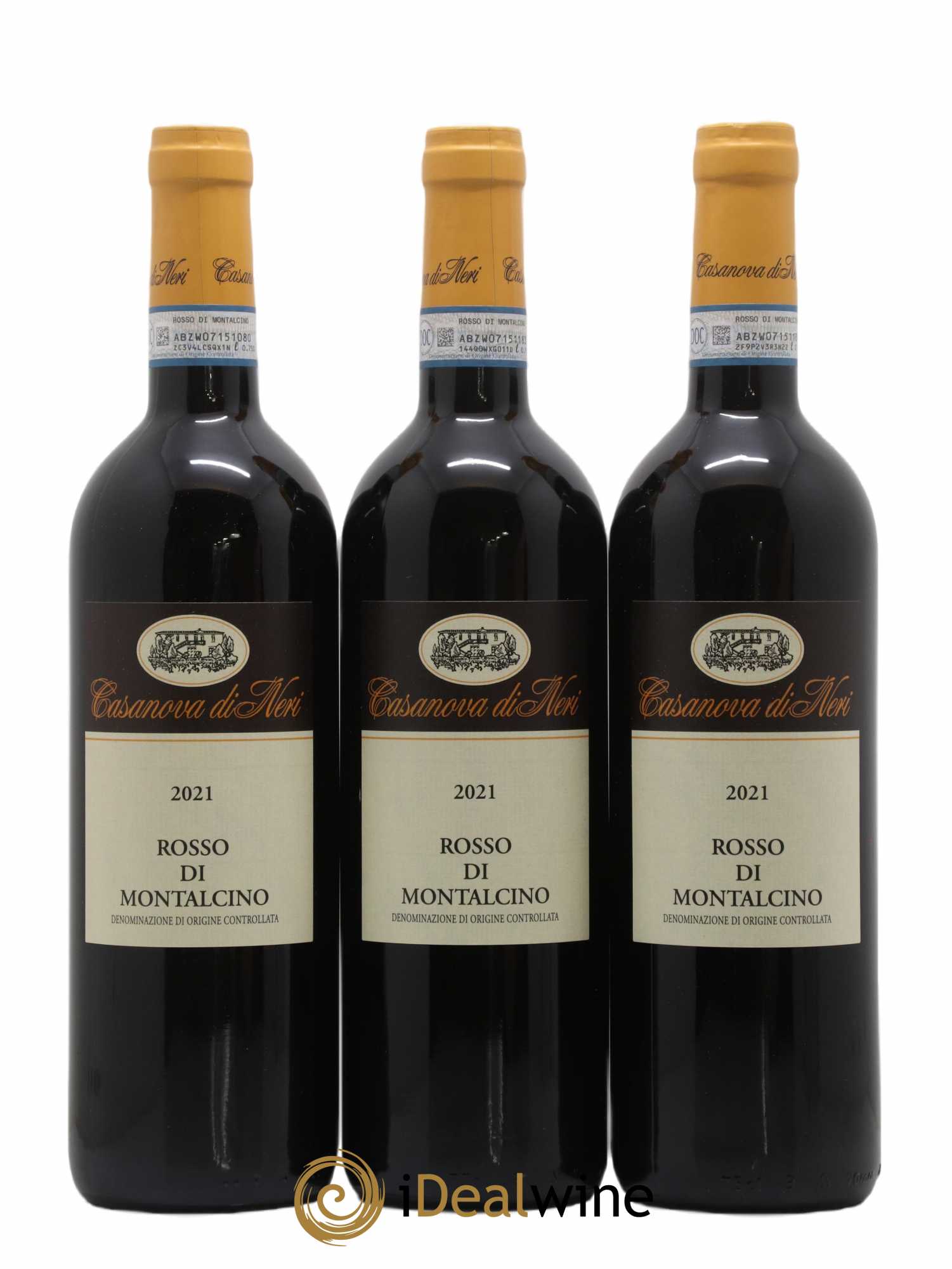 Rosso di Montalcino DOC Casanova di Neri 2021 - Lot de 3 bouteilles - 0