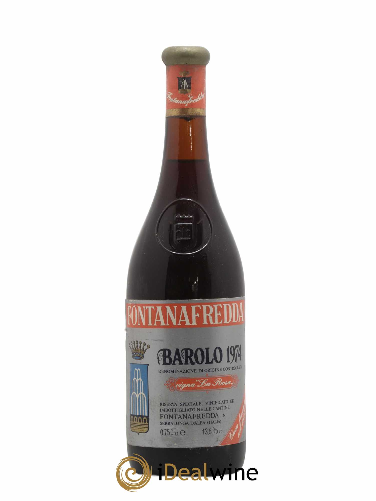 Barolo Vigna La Rosa Fontanafredda 1974 - Posten von 1 Flasche - 0
