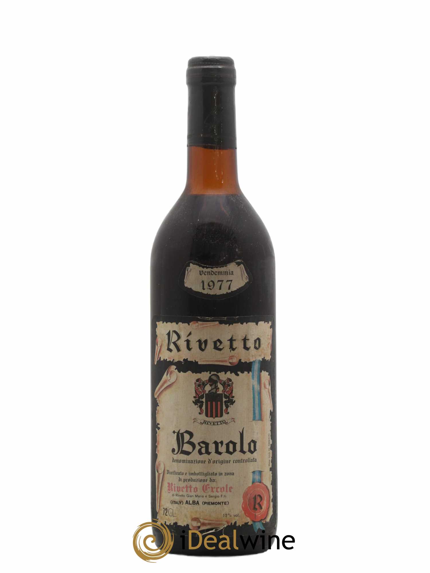Barolo DOCG Rivetto 1977 - Lotto di 1 bottiglia - 0