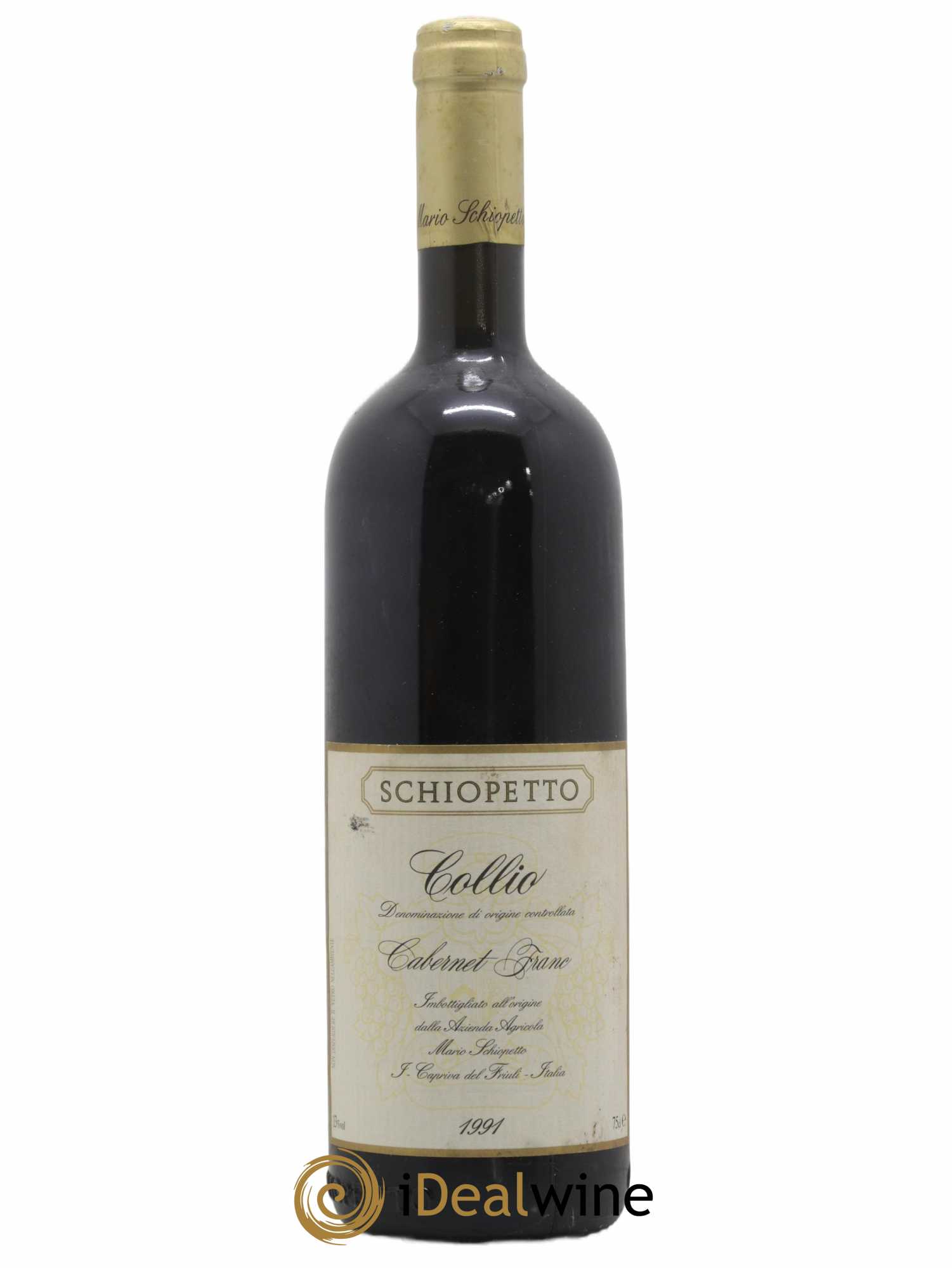 Frioul Collio Cabernet Franc Schioppetto 1991 - Lot de 1 bouteille - 0