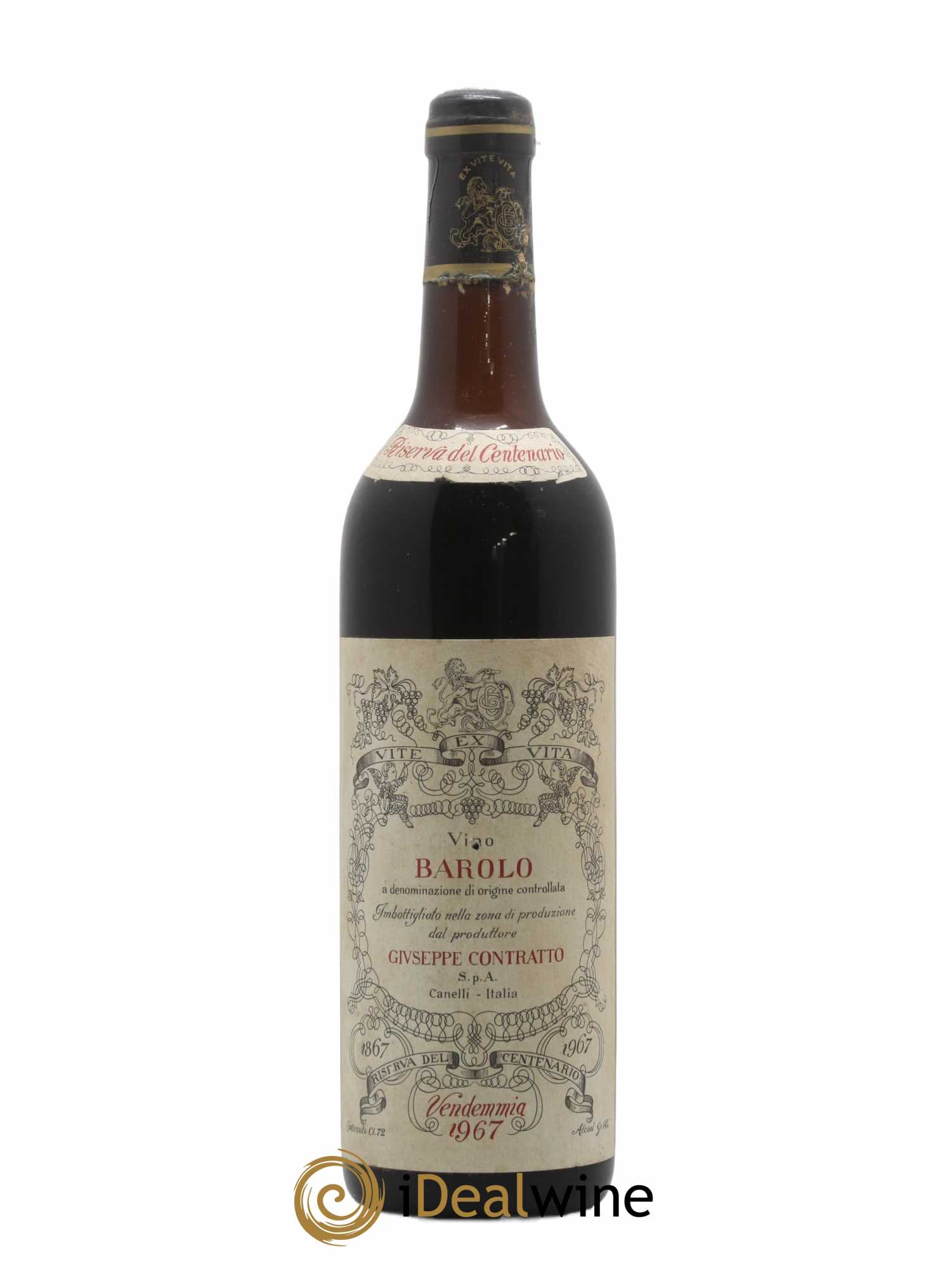 Barolo Riserva del Centenario Contratto 1967 - Posten von 1 Flasche - 0