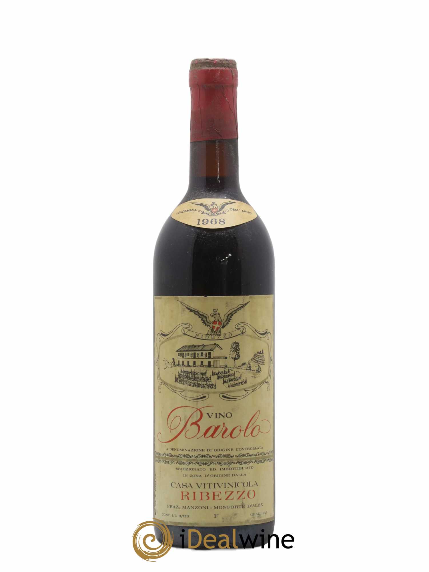 Barolo Ribezzo 1968 - Lot of 1 bottle - 0