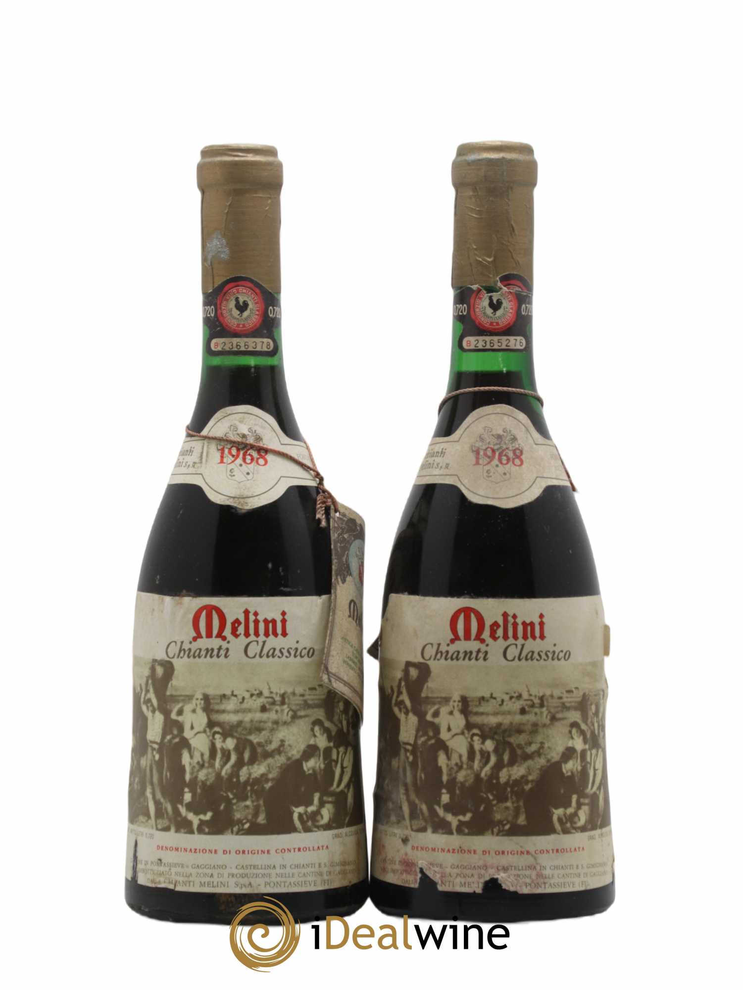 Chianti Classico DOCG 1968 - Posten von 2 Flaschen - 0